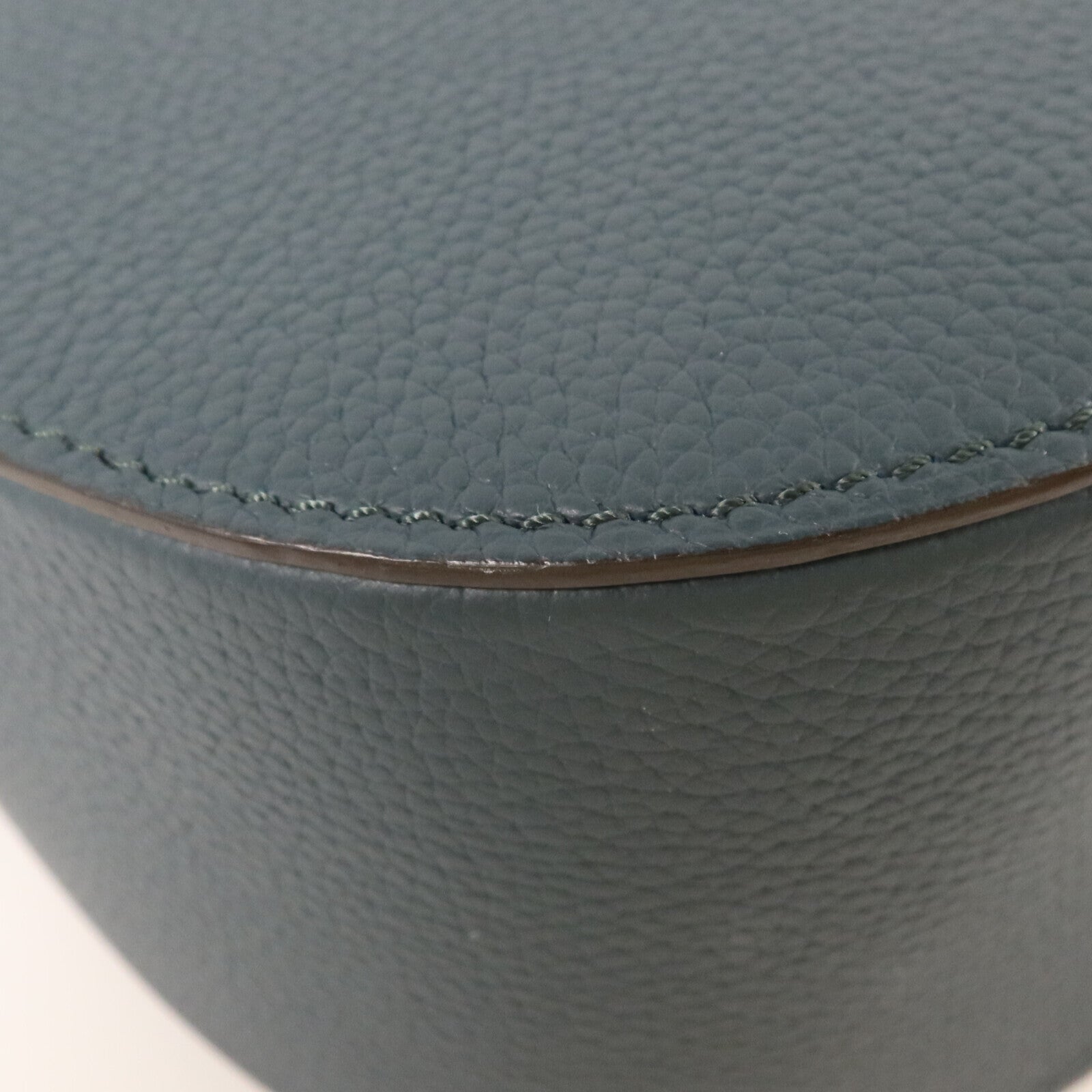 SELECTION 牛皮皮革Moynat Shoulder銀扣手挽肩背兩用袋