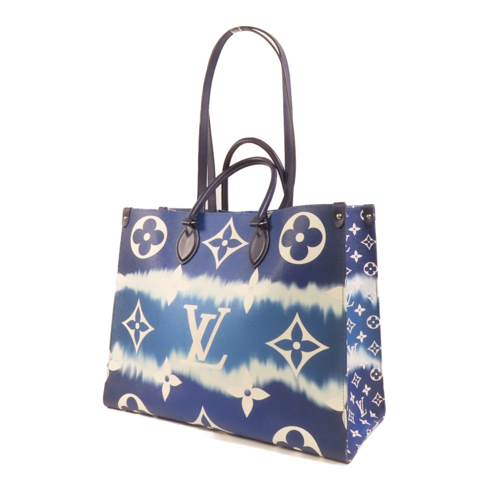 LOUIS VUITTON 【激減優惠】Monogram Escale On The Go銀扣手挽肩背兩用袋