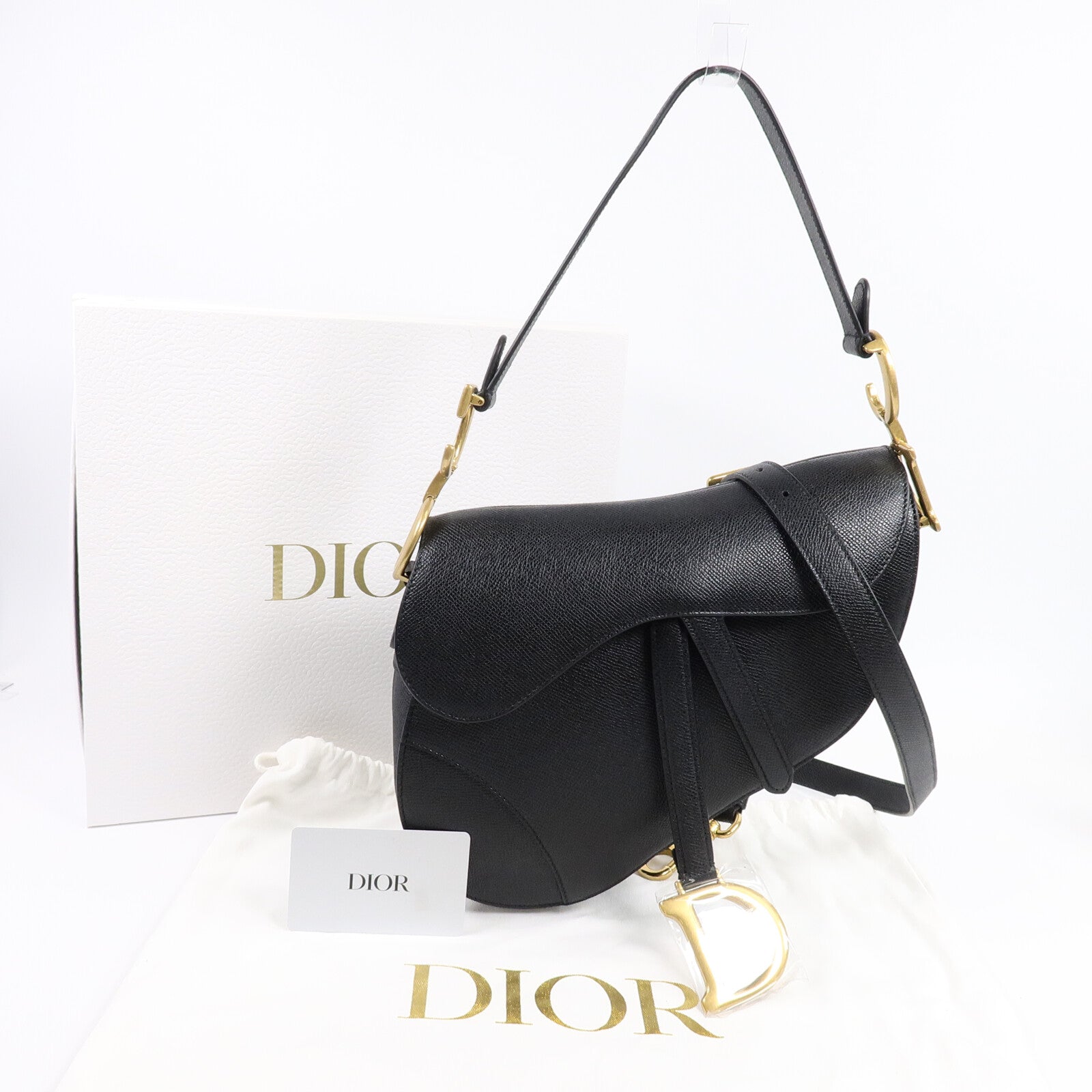 Dior 牛皮皮革Saddle Medium肩背袋