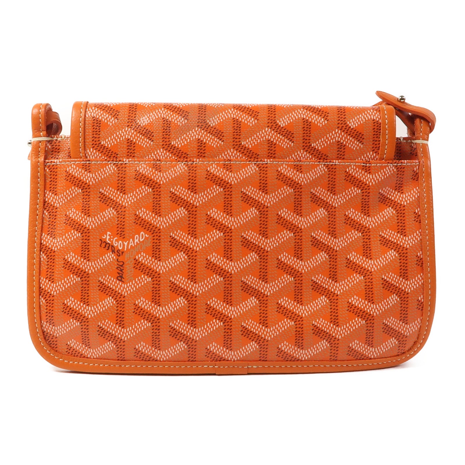 GOYARD 塗層帆布Plume銀扣肩背袋