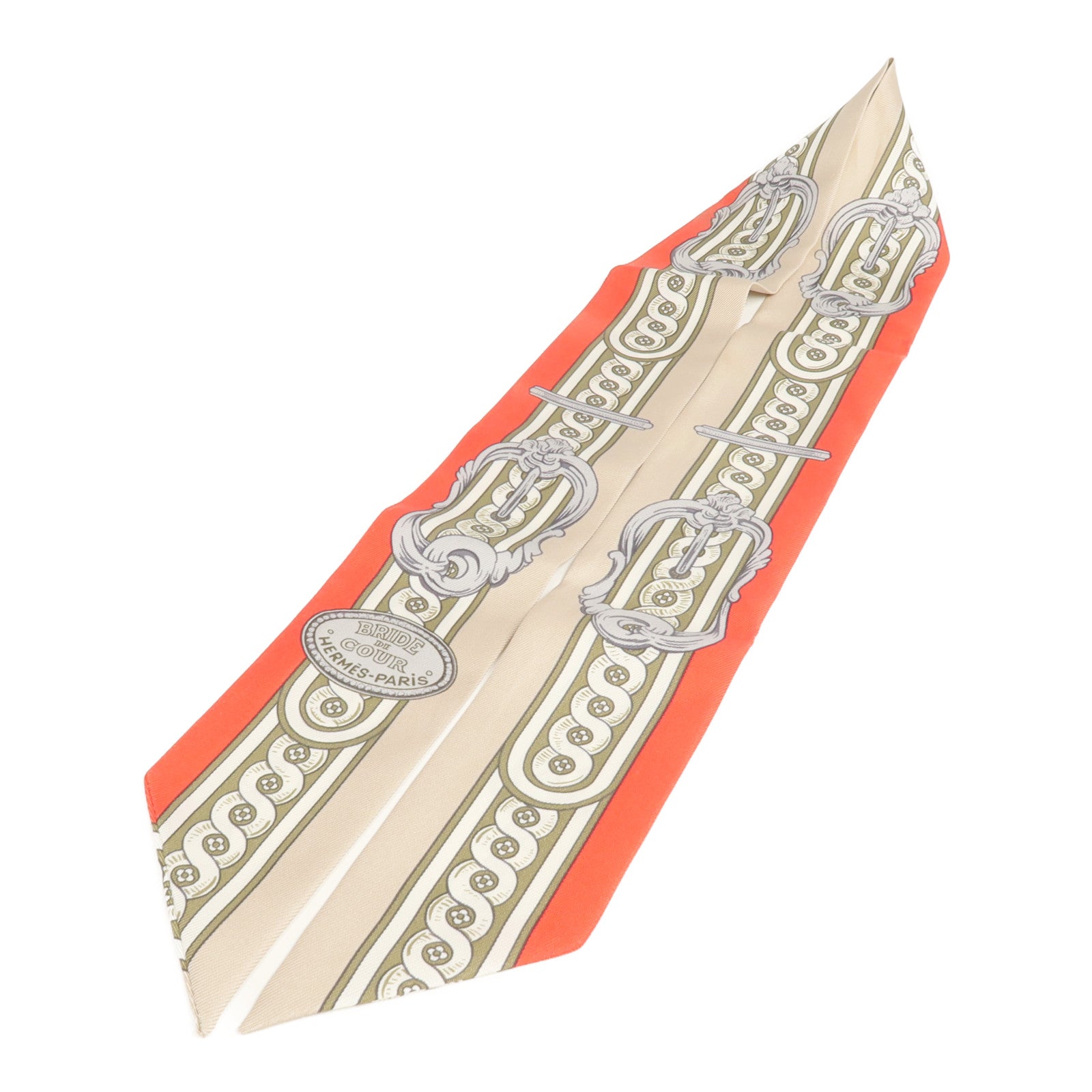 HERMES 【激減優惠】絲質Twilly絲巾