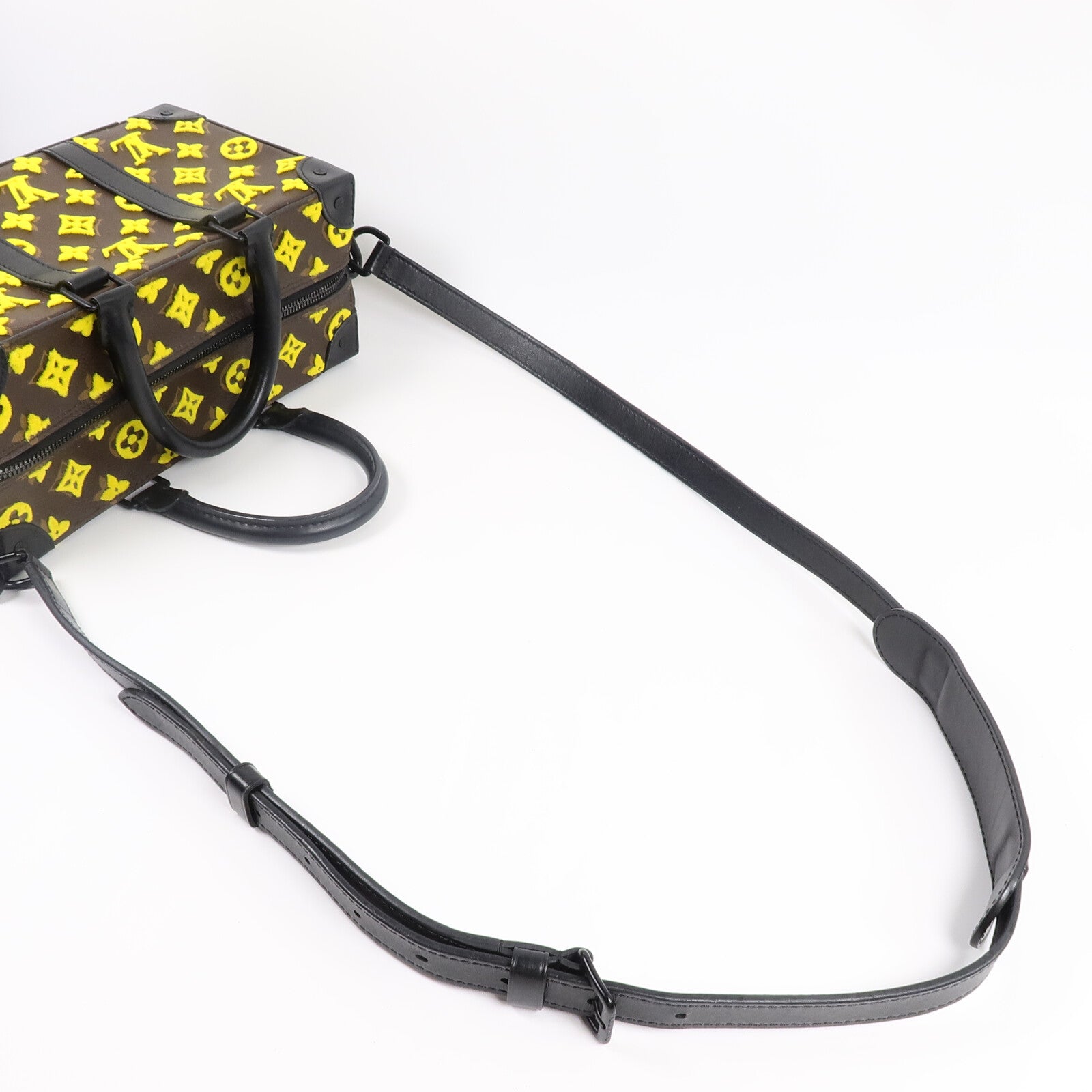 LOUIS VUITTON Monogram Tuffetage Trunk Speedy手挽肩背兩用袋