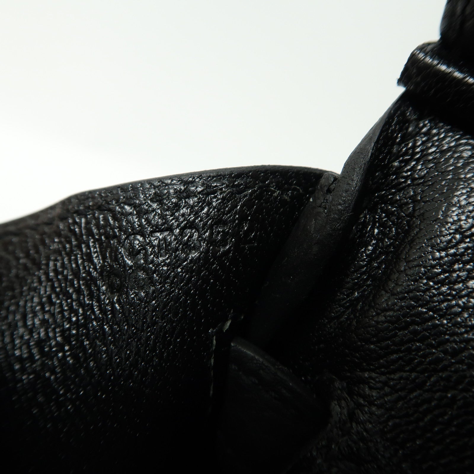 HERMES Togo皮革Birkin 25金扣手挽袋黑色