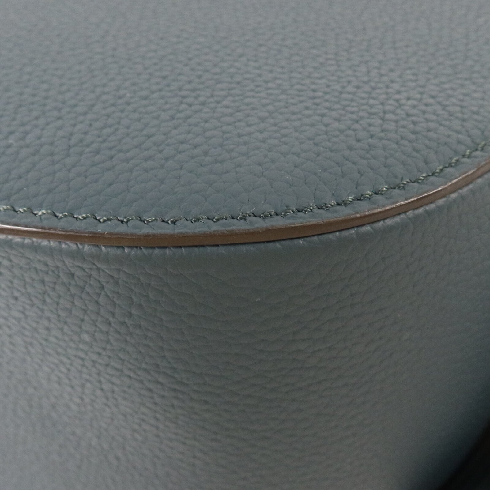 SELECTION 牛皮皮革Moynat Shoulder銀扣手挽肩背兩用袋