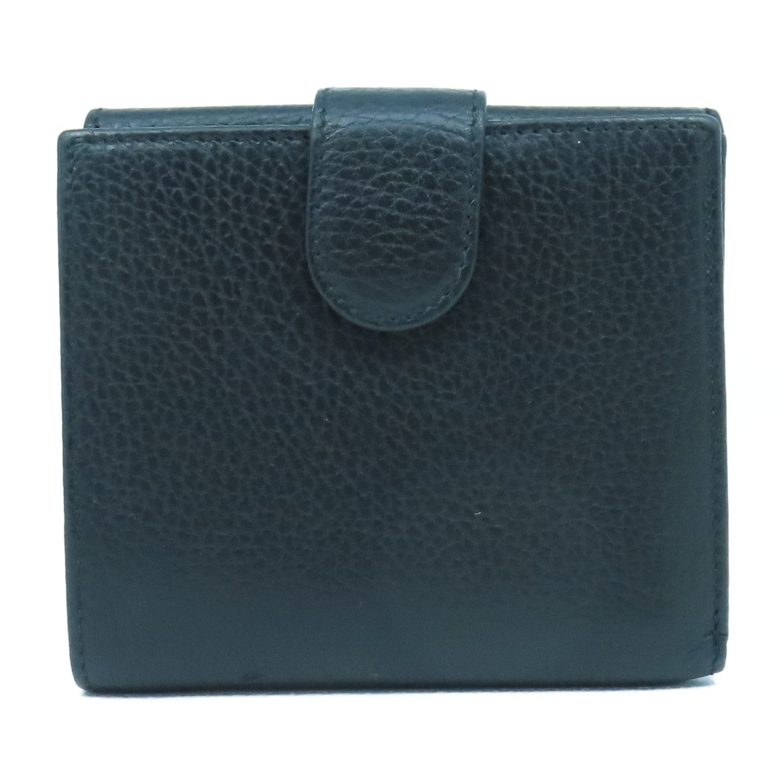 GUCCI 【激減優惠】牛皮皮革Wallet金扣錢包黑色