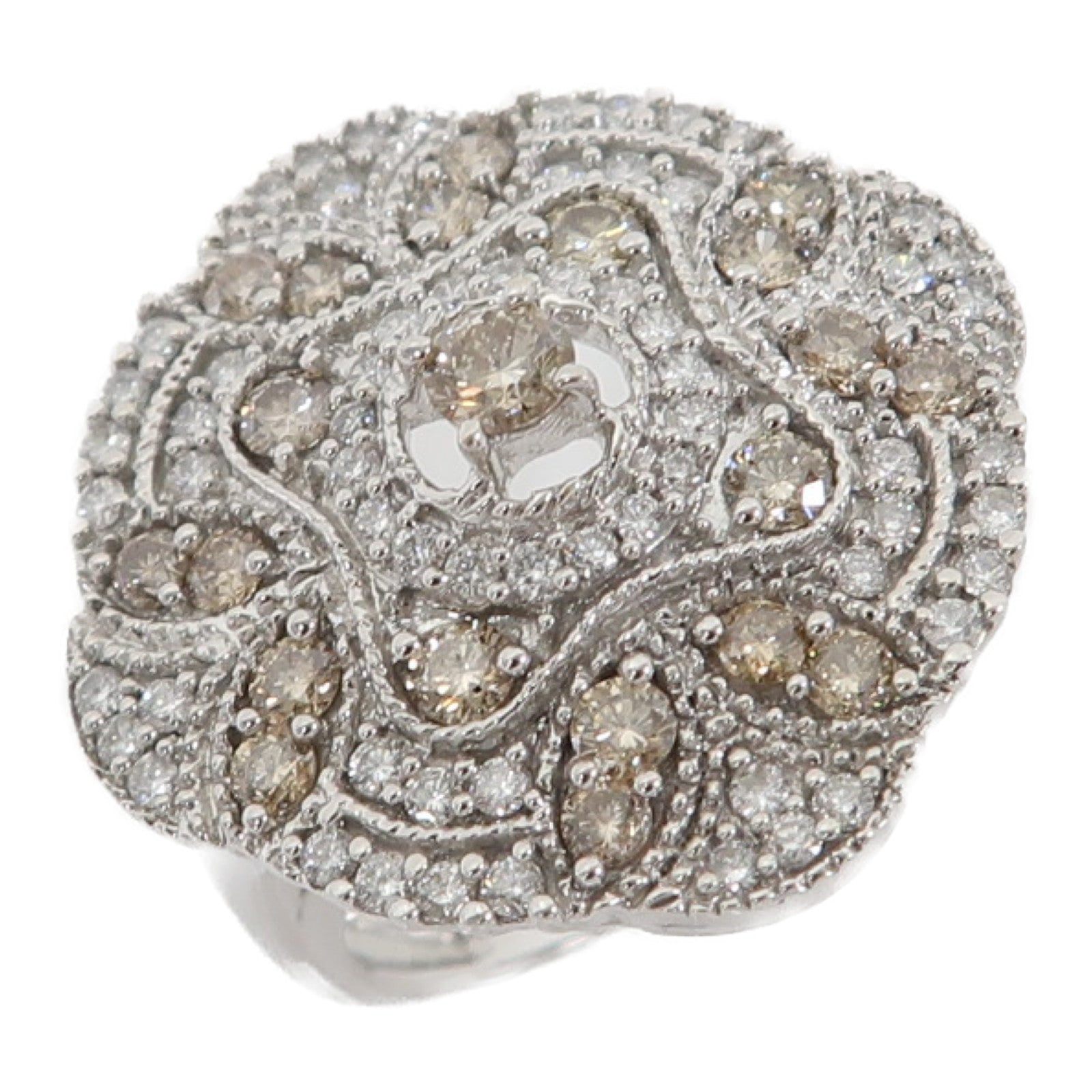 JEWELRY 【激減優惠】18K白金Diamond 8.7g鑽石戒指US#6