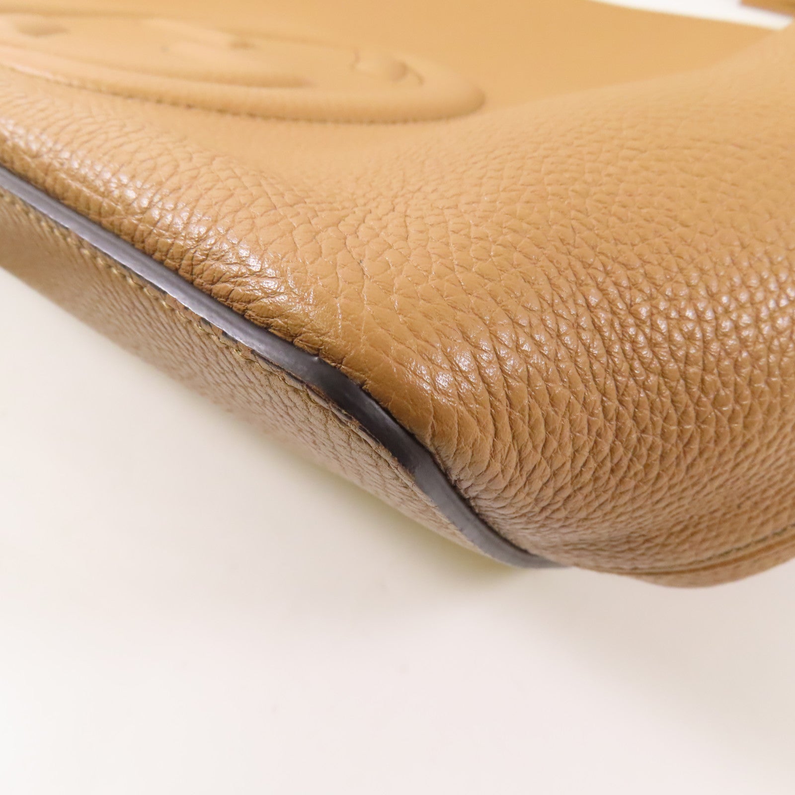 GUCCI 牛皮皮革Soho Interlocking G金扣手挽肩背兩用袋