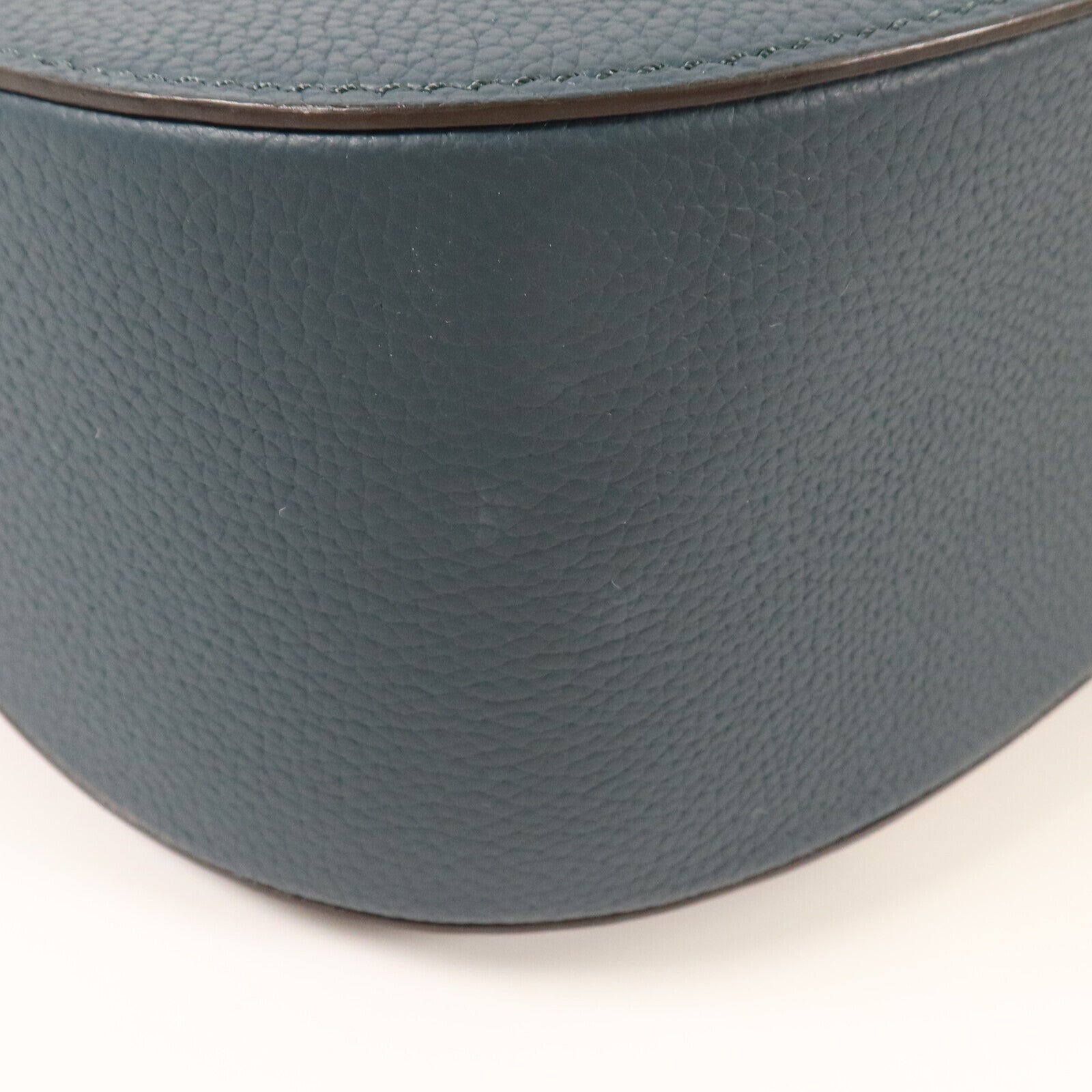 SELECTION 牛皮皮革Moynat Shoulder銀扣手挽肩背兩用袋