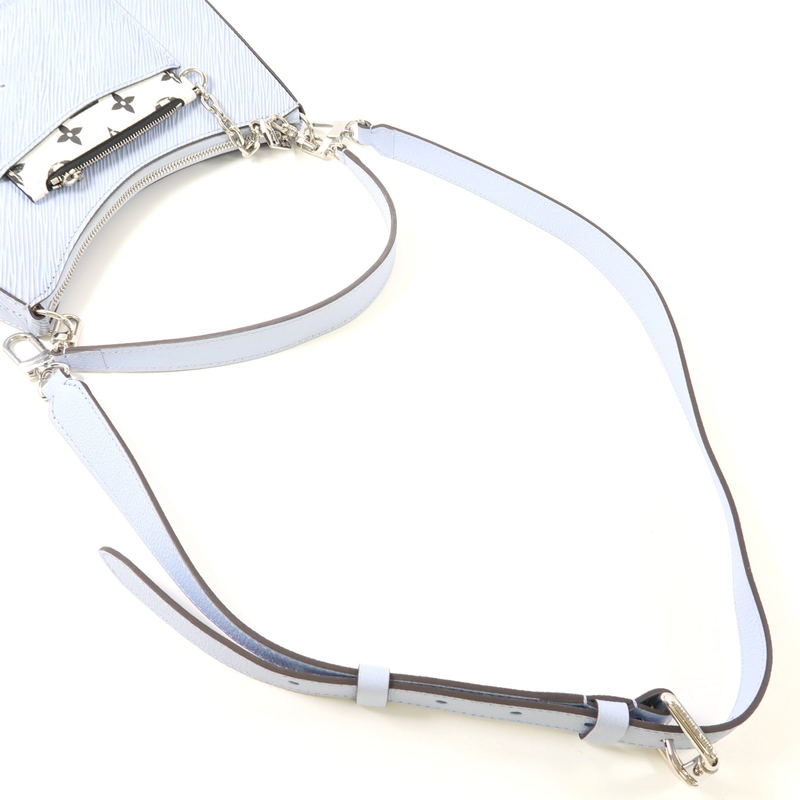 LOUIS VUITTON Epi Marelle銀扣手挽肩背兩用袋