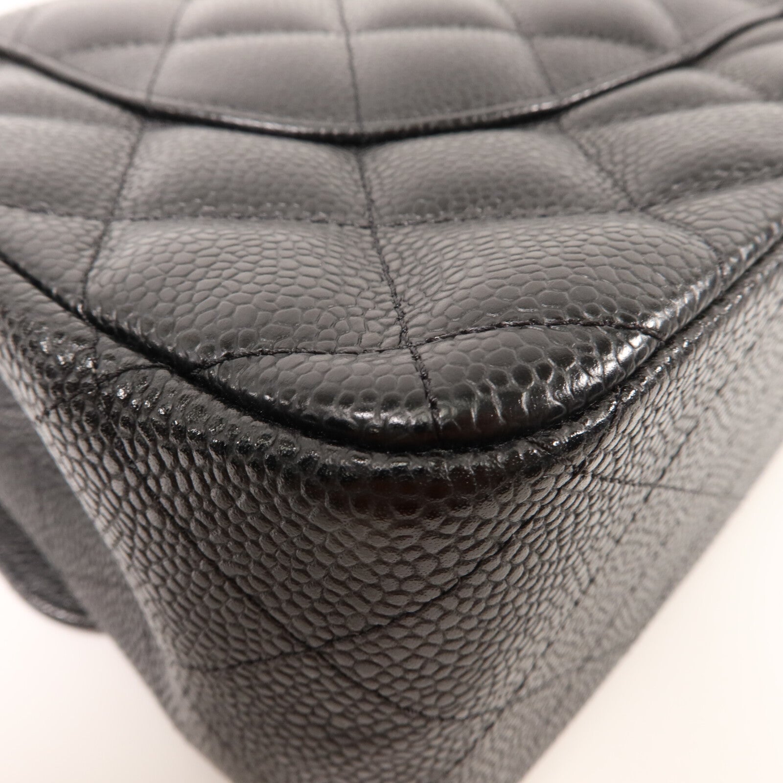 CHANEL 牛皮皮革Large Classic鏈帶肩背袋