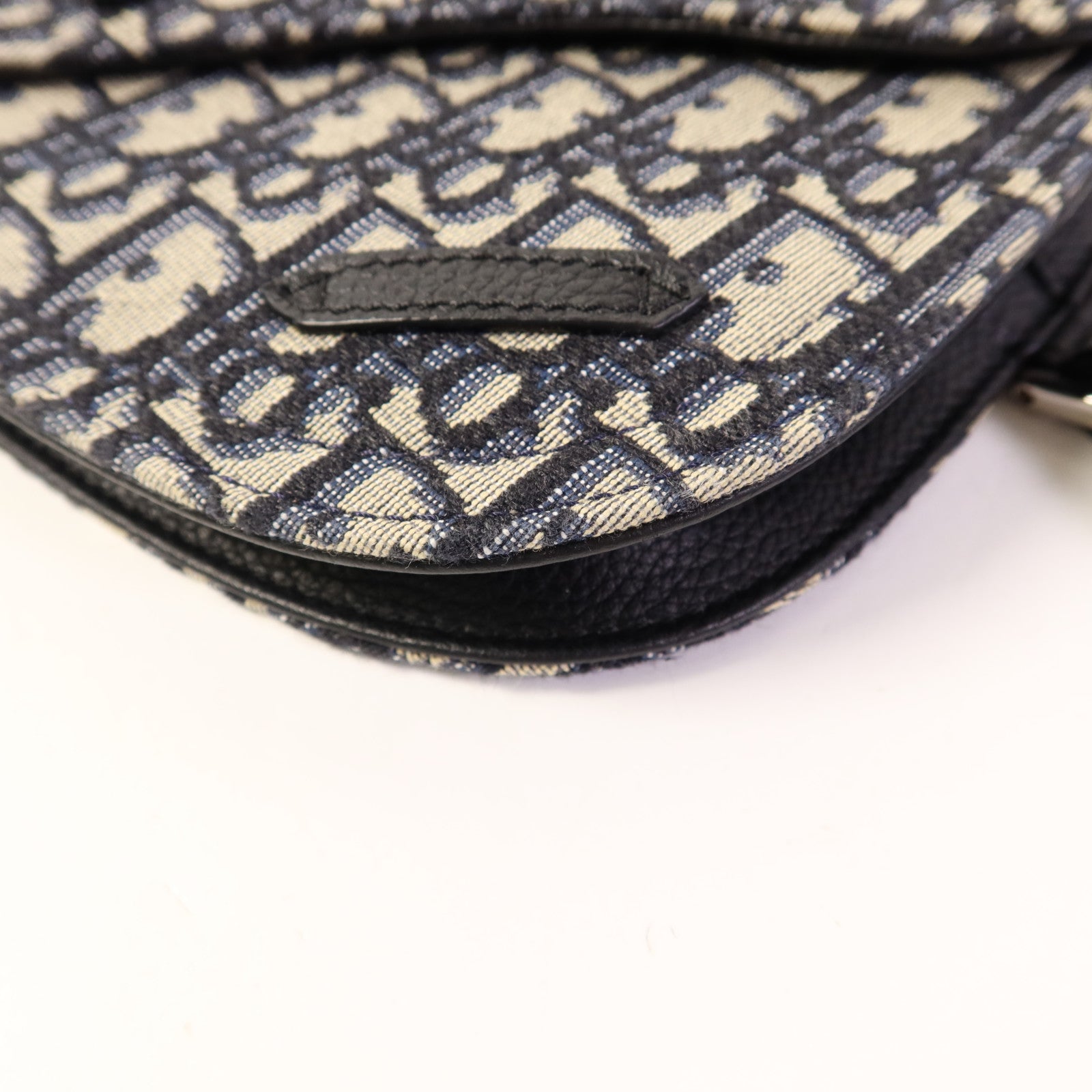 Dior 帆布Oblique Waist/Body Bag銀扣腰包