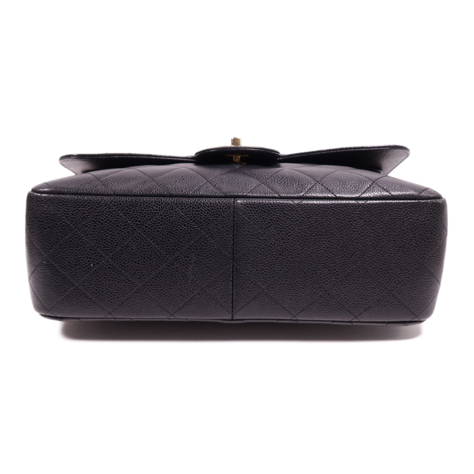 CHANEL 牛皮皮革Large Classic金扣鏈帶肩背袋