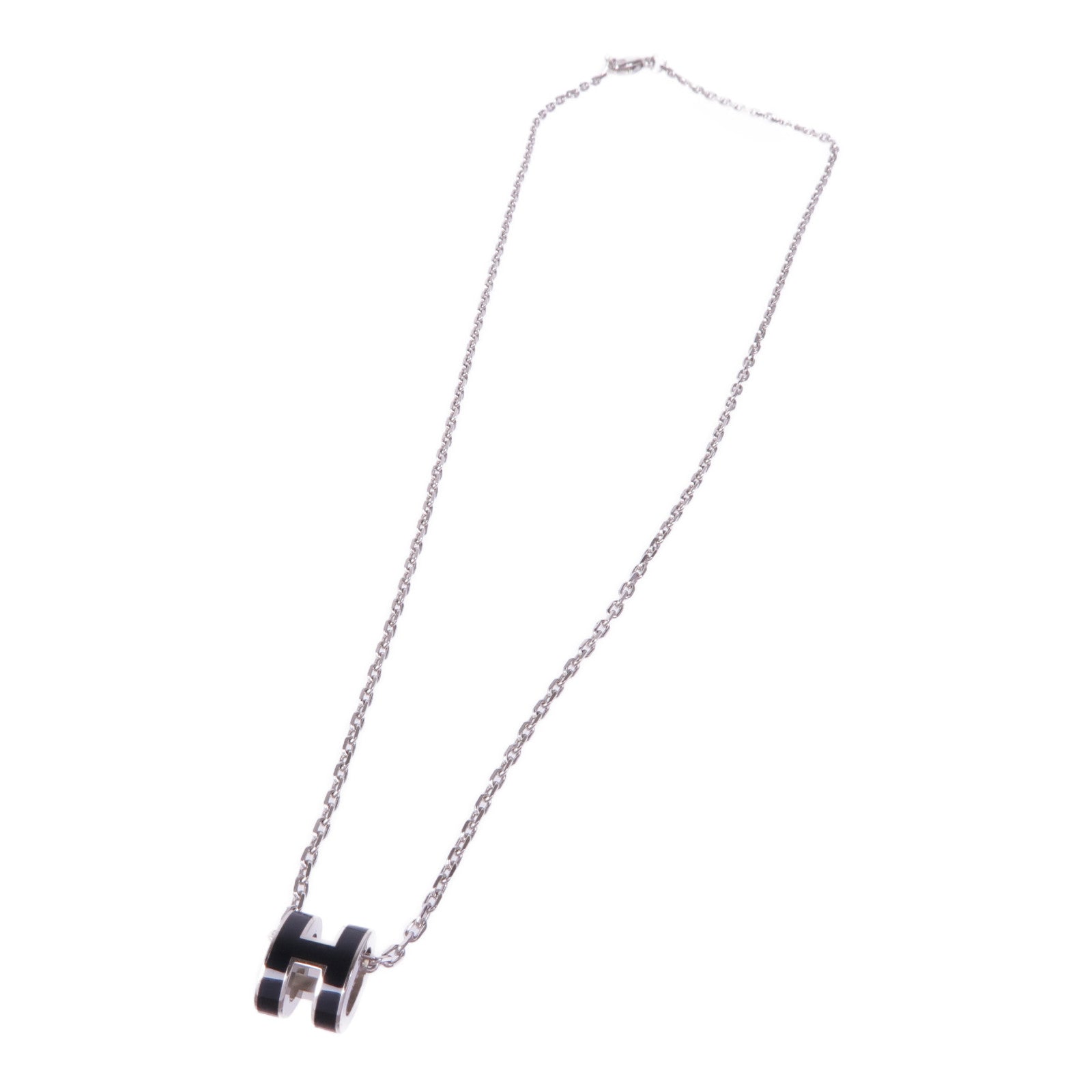 HERMES 金屬Pop H項鍊Noir