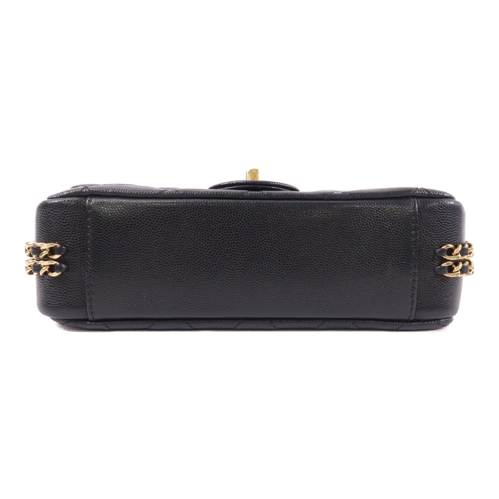 CHANEL 牛皮皮革22P Mini Flap Bag鏈帶肩背袋