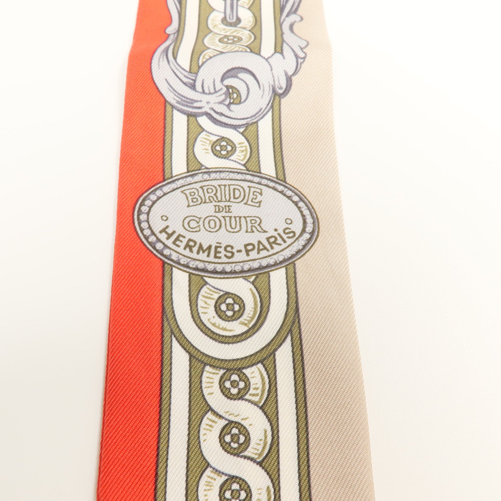HERMES 【激減優惠】絲質Twilly絲巾