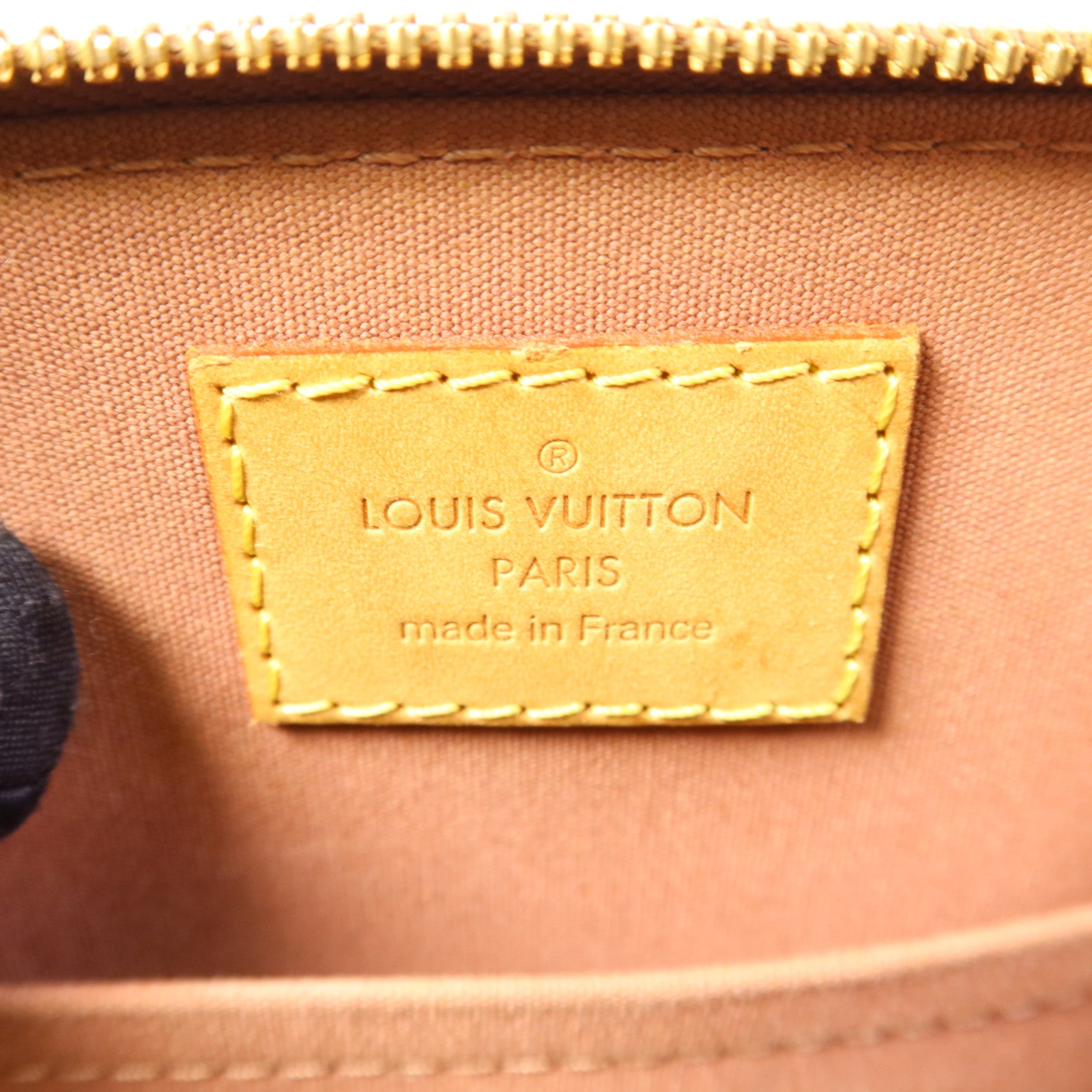 LOUIS VUITTON Vernis Alma BB金扣手挽肩背兩用袋