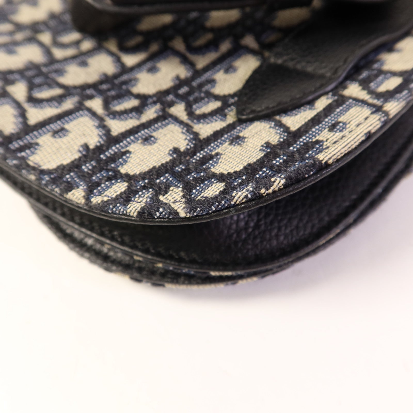 Dior 帆布Oblique Waist/Body Bag銀扣腰包