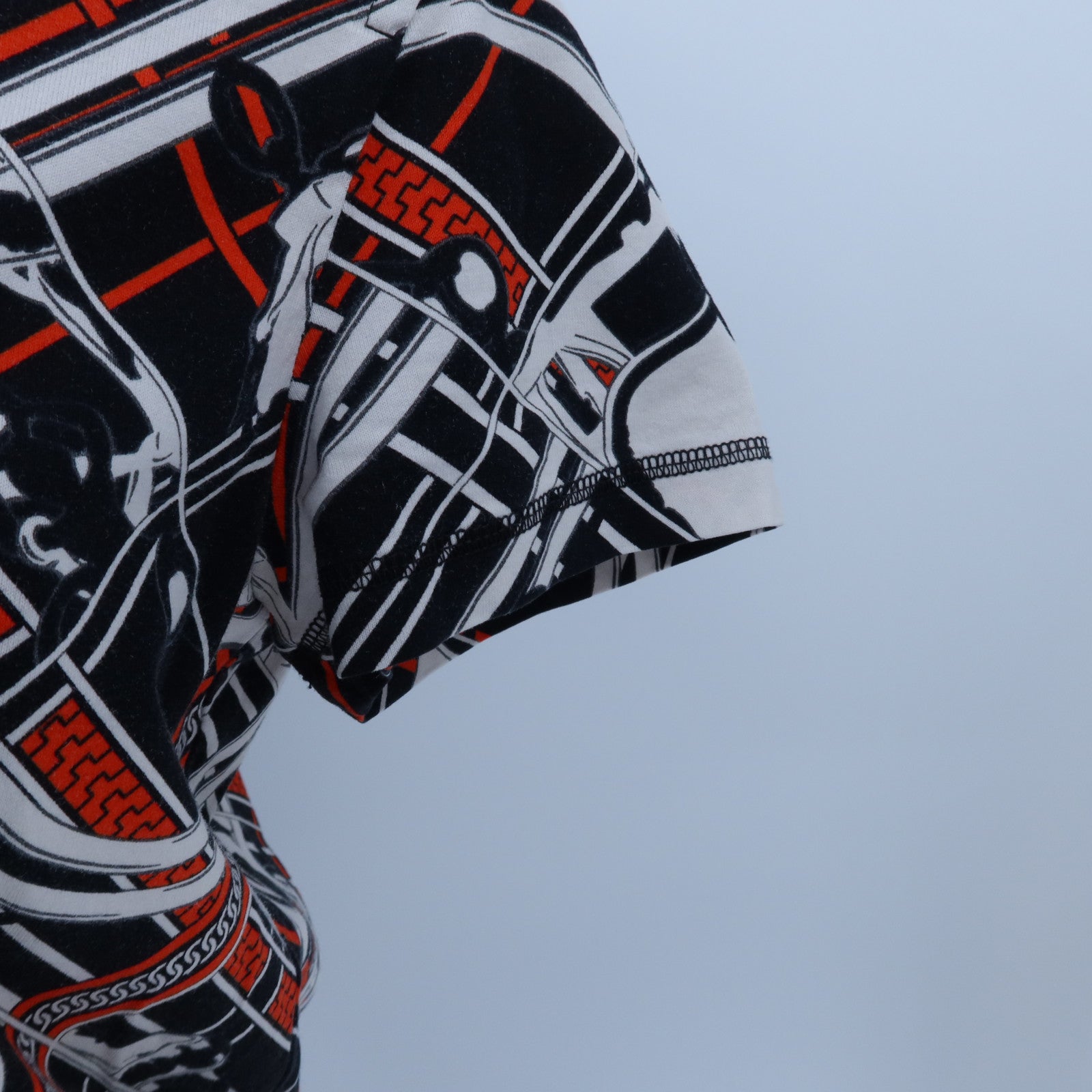 HERMES Cotton Tartan Et Chaines Mi One-Piece連身裙
