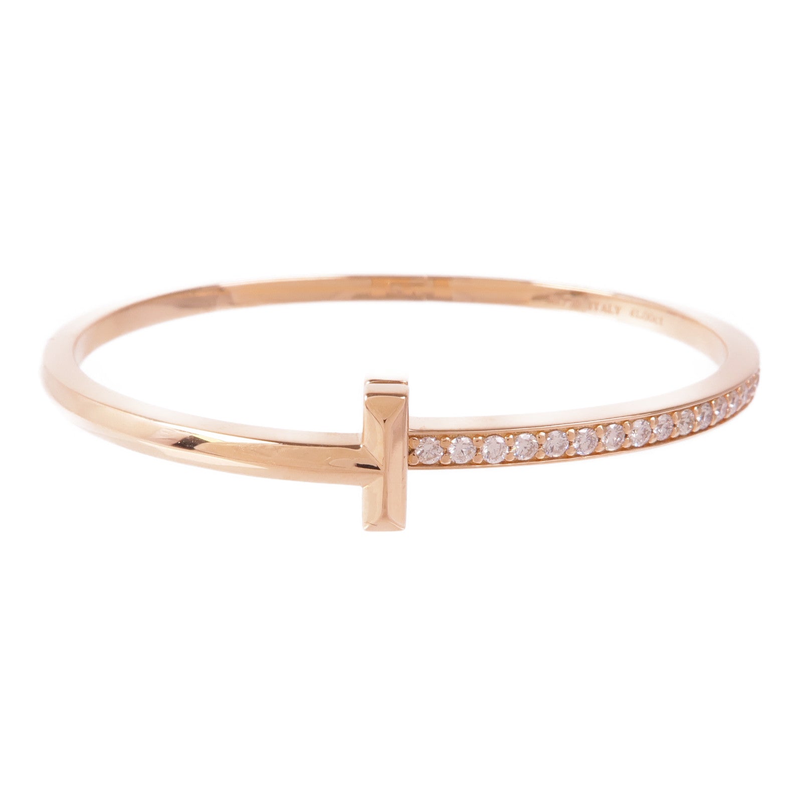 JEWELRY 18K玫瑰金/鑽石Diamond Bangle手鐲