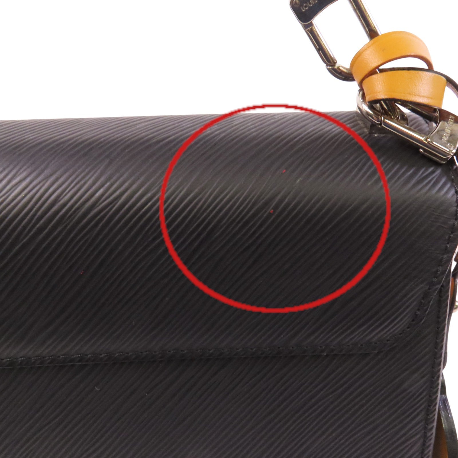 LOUIS VUITTON Epi Twist MM銀扣手挽肩背兩用袋