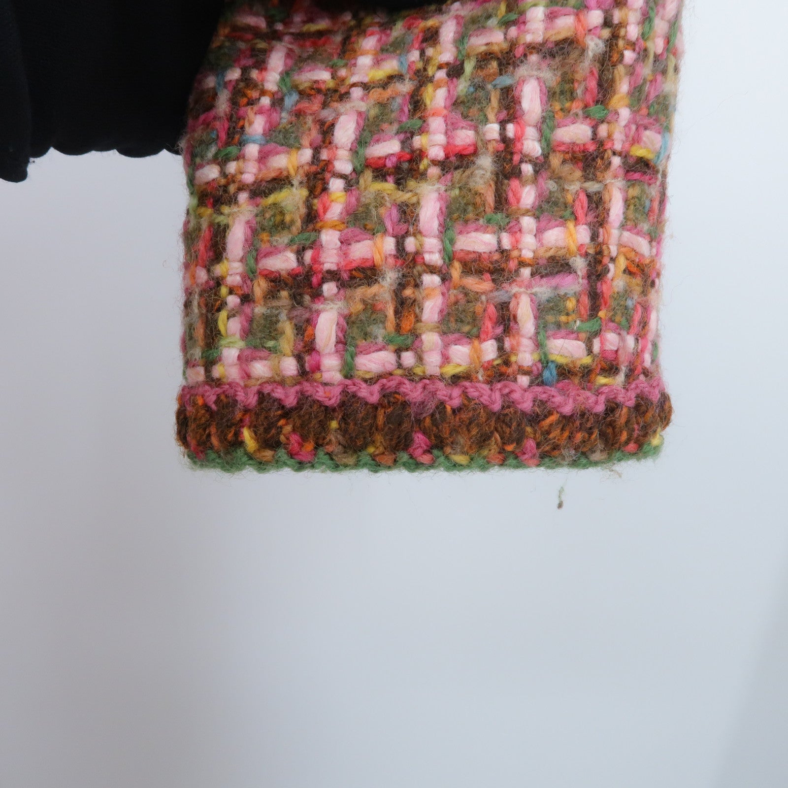 CHANEL Wool/Rayon Single-Breasted Coat大衣