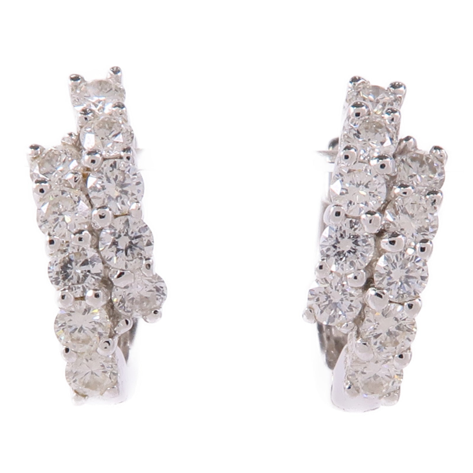 JEWELRY 18K白金Diamond Earrings鑽石耳環
