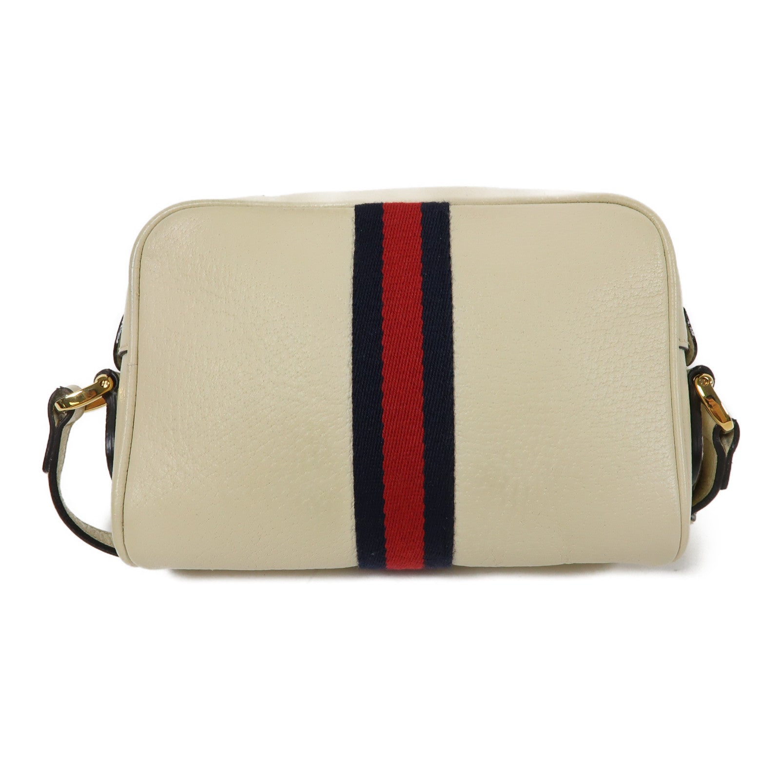 GUCCI 牛皮皮革Shoulder Bag金扣肩背袋白色