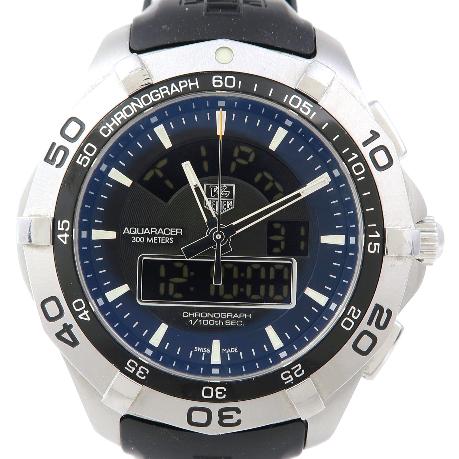 TAG HEUER Aquaracer 300M Quartz Watch CAF1010.FT8011 SS/Rubber Black