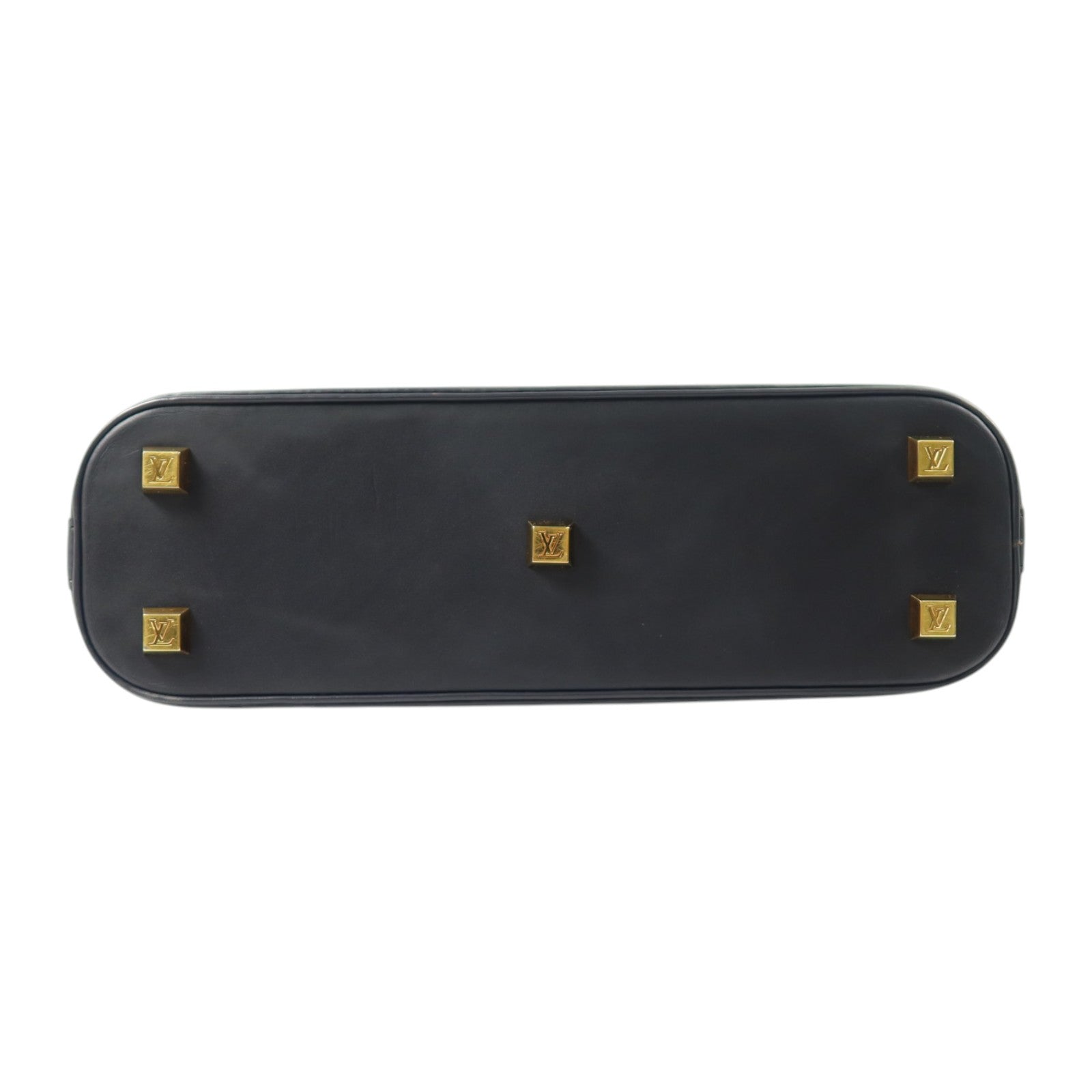 LOUIS VUITTON Monogram Mini Lin Alma Haut金扣手挽袋