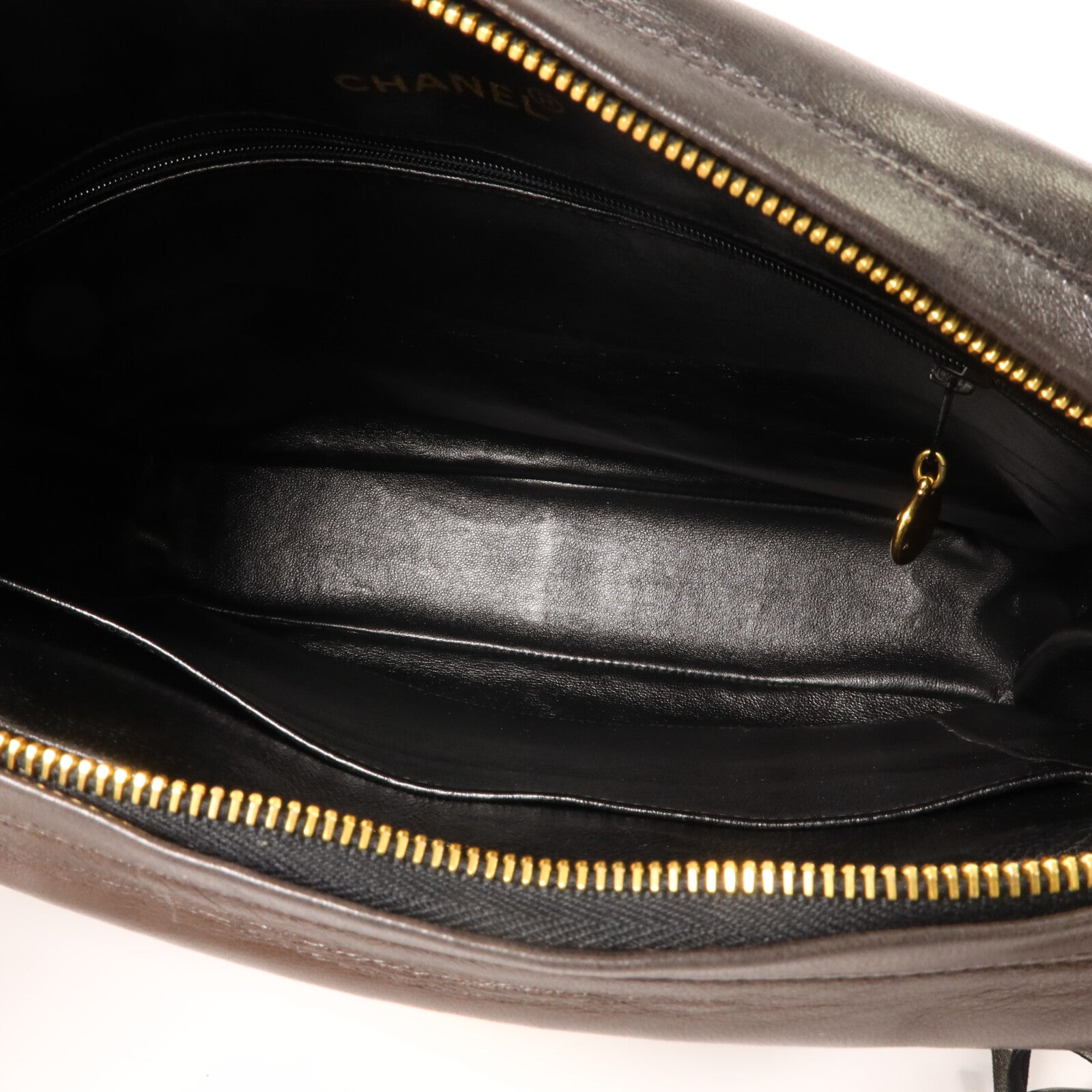 CHANEL 羊皮皮革Vintage Chain Shoulder鏈帶肩背袋
