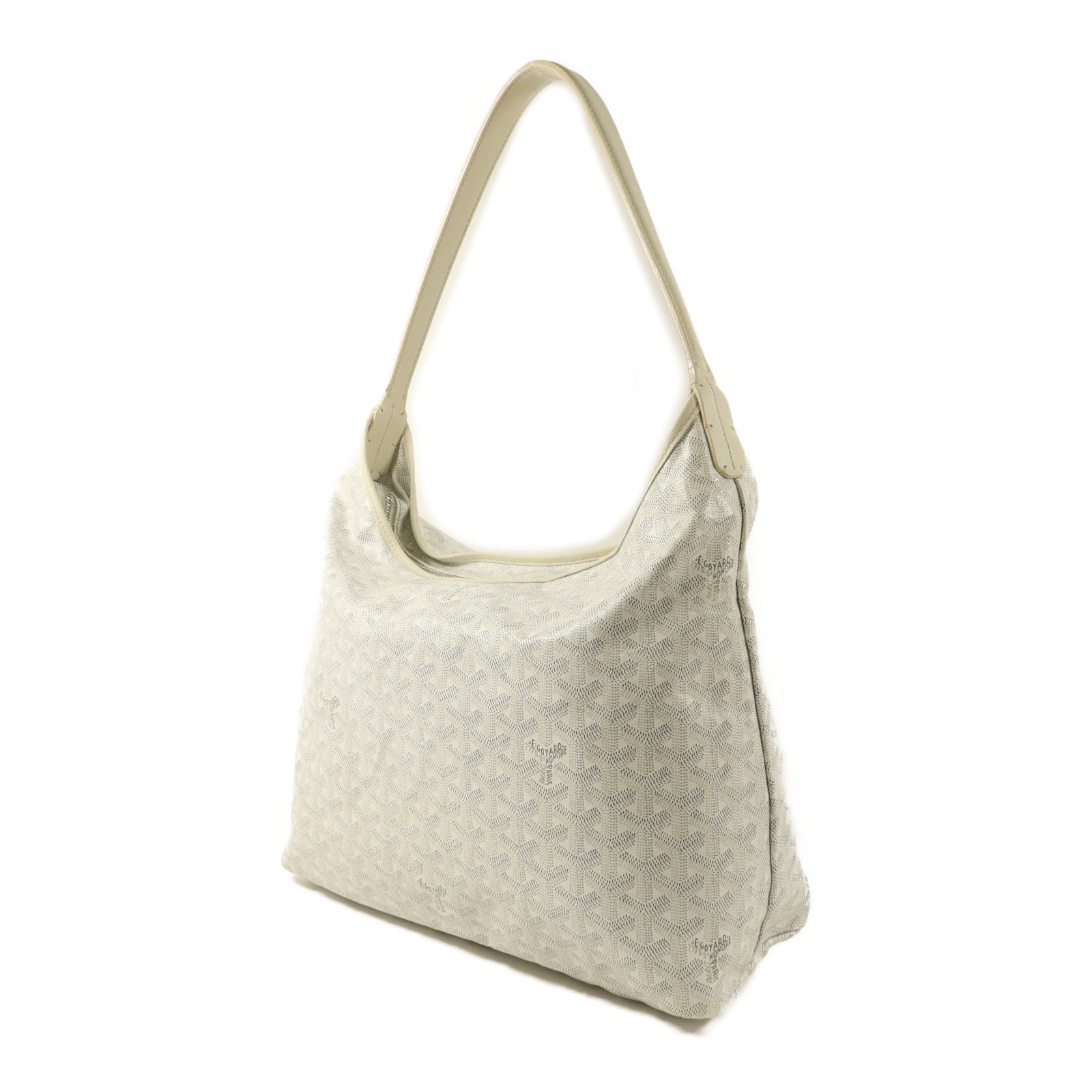 GOYARD 塗層帆布Boheme Hobo銀扣肩背袋