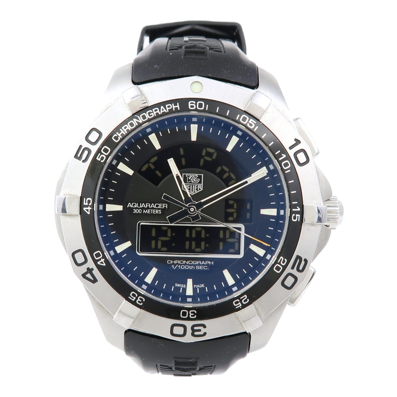 TAG HEUER Aquaracer 300M Quartz Watch CAF1010.FT8011 SS/Rubber Black