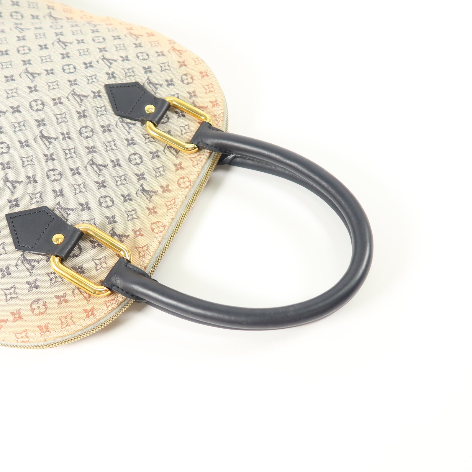 LOUIS VUITTON Monogram Mini Lin Alma Haut金扣手挽袋