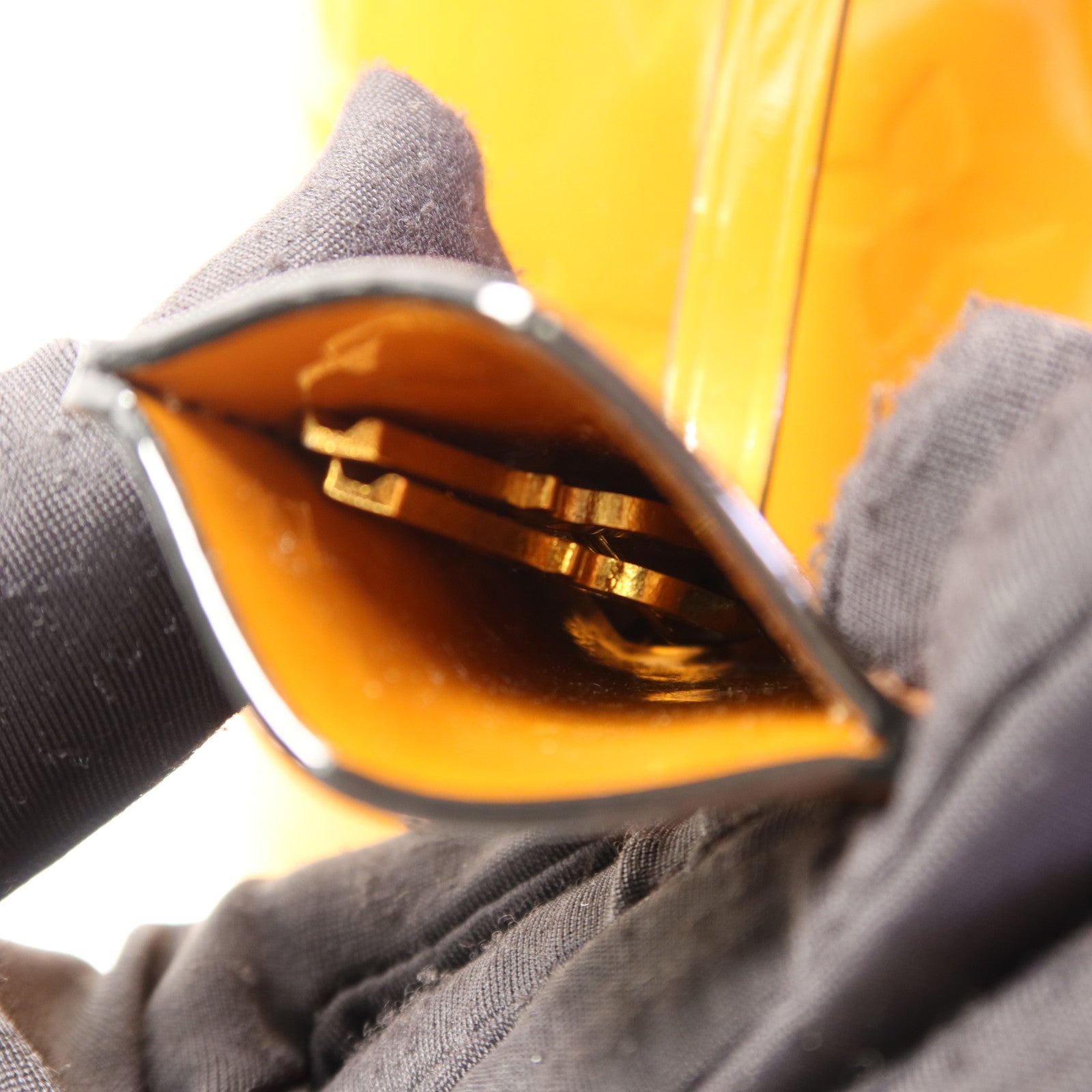 LOUIS VUITTON Vernis Alma BB金扣手挽肩背兩用袋