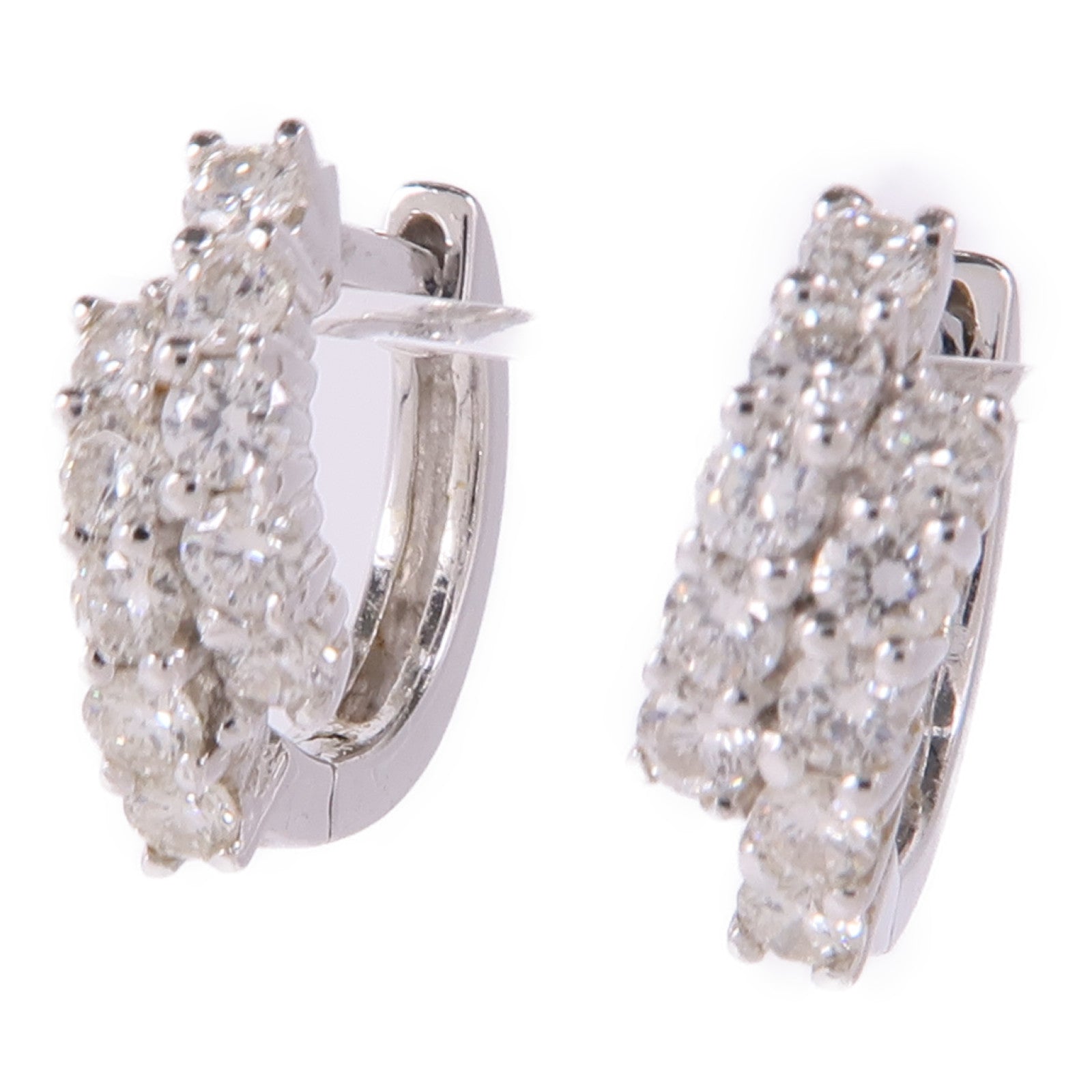 JEWELRY 18K白金Diamond Earrings鑽石耳環