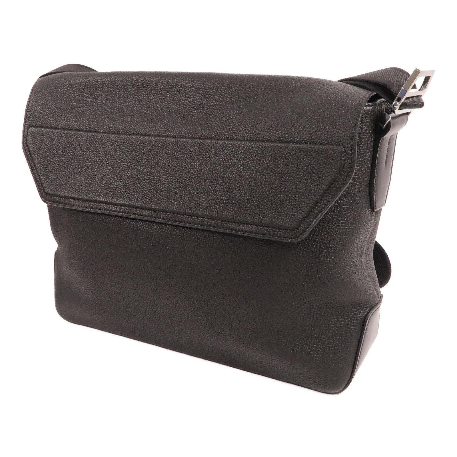 HERMES Togo皮革Citynews Messenger肩背袋Noir