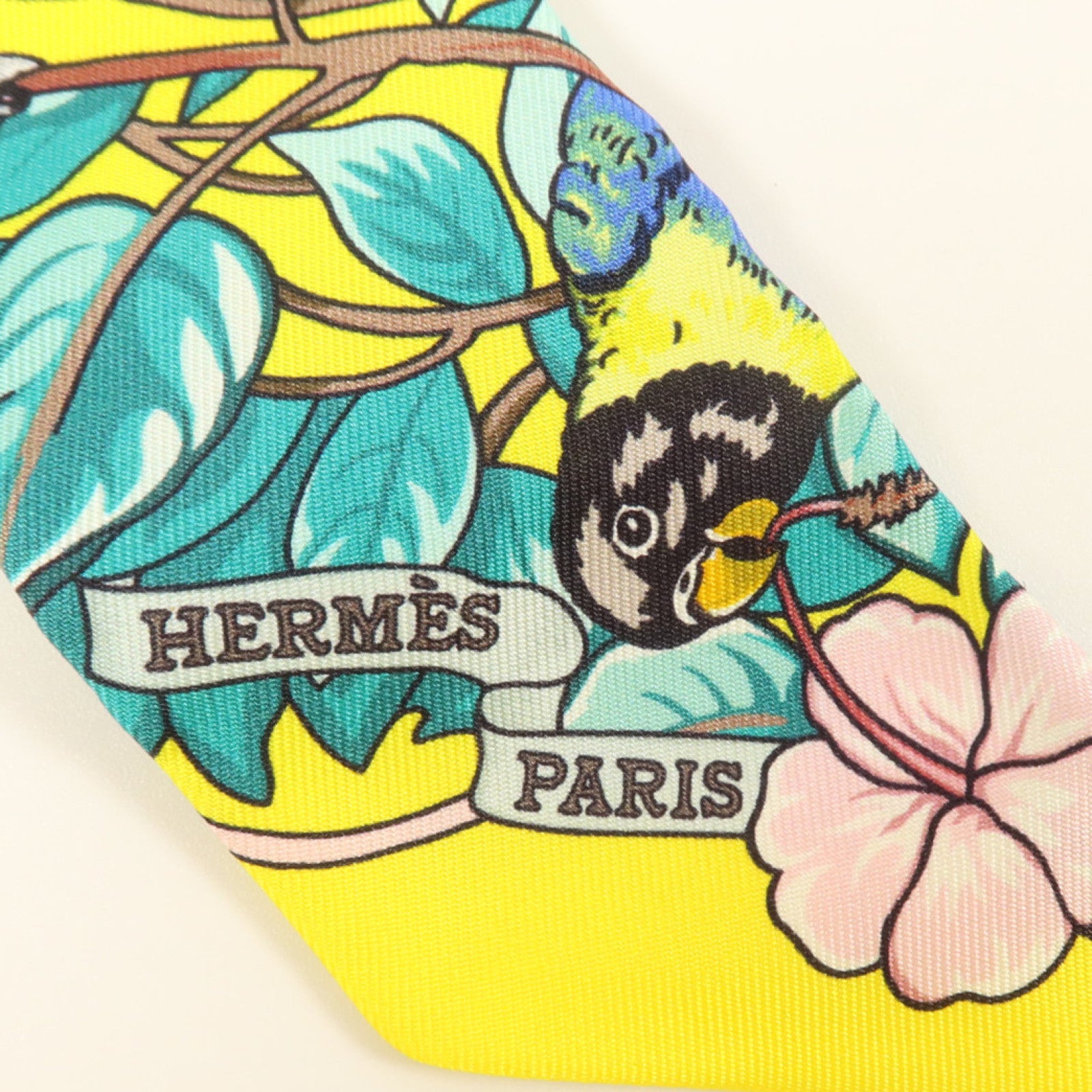 HERMES 絲質Twilly絲巾