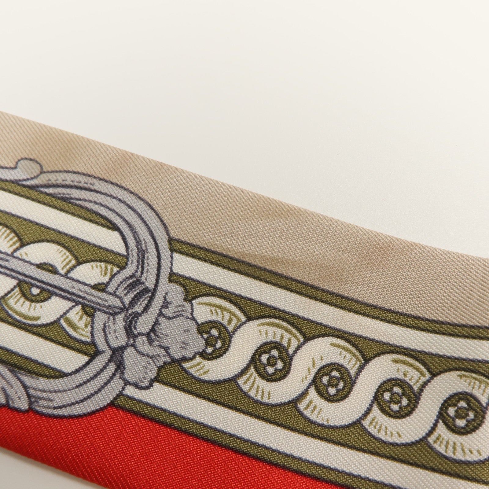 HERMES 【激減優惠】絲質Twilly絲巾
