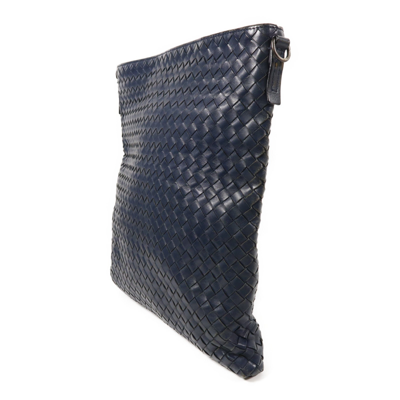 BOTTEGA VENETA BV Shoulder Bag Calfskin Leather Navy