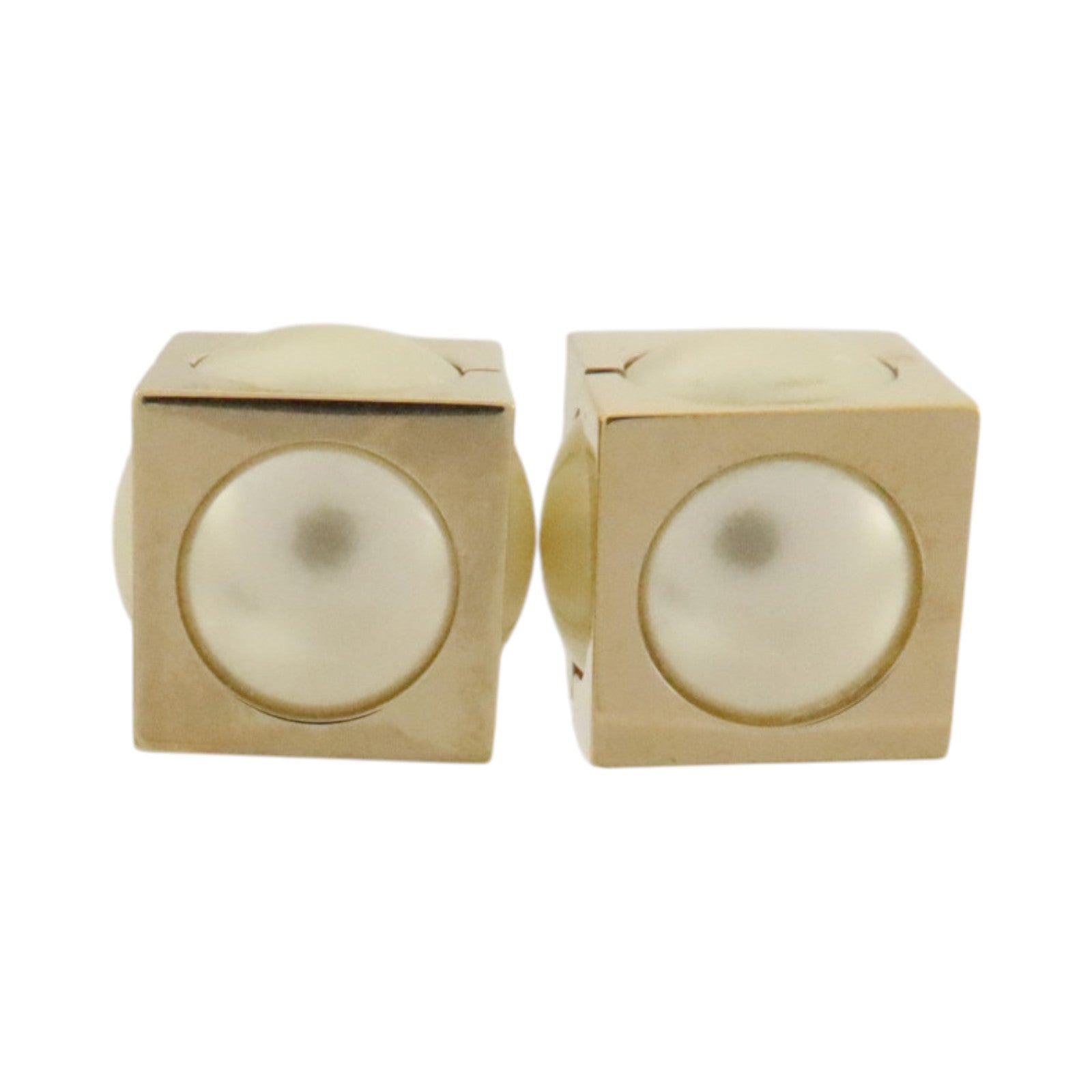 Dior PVC/金屬Tribal Cube Earrings耳環