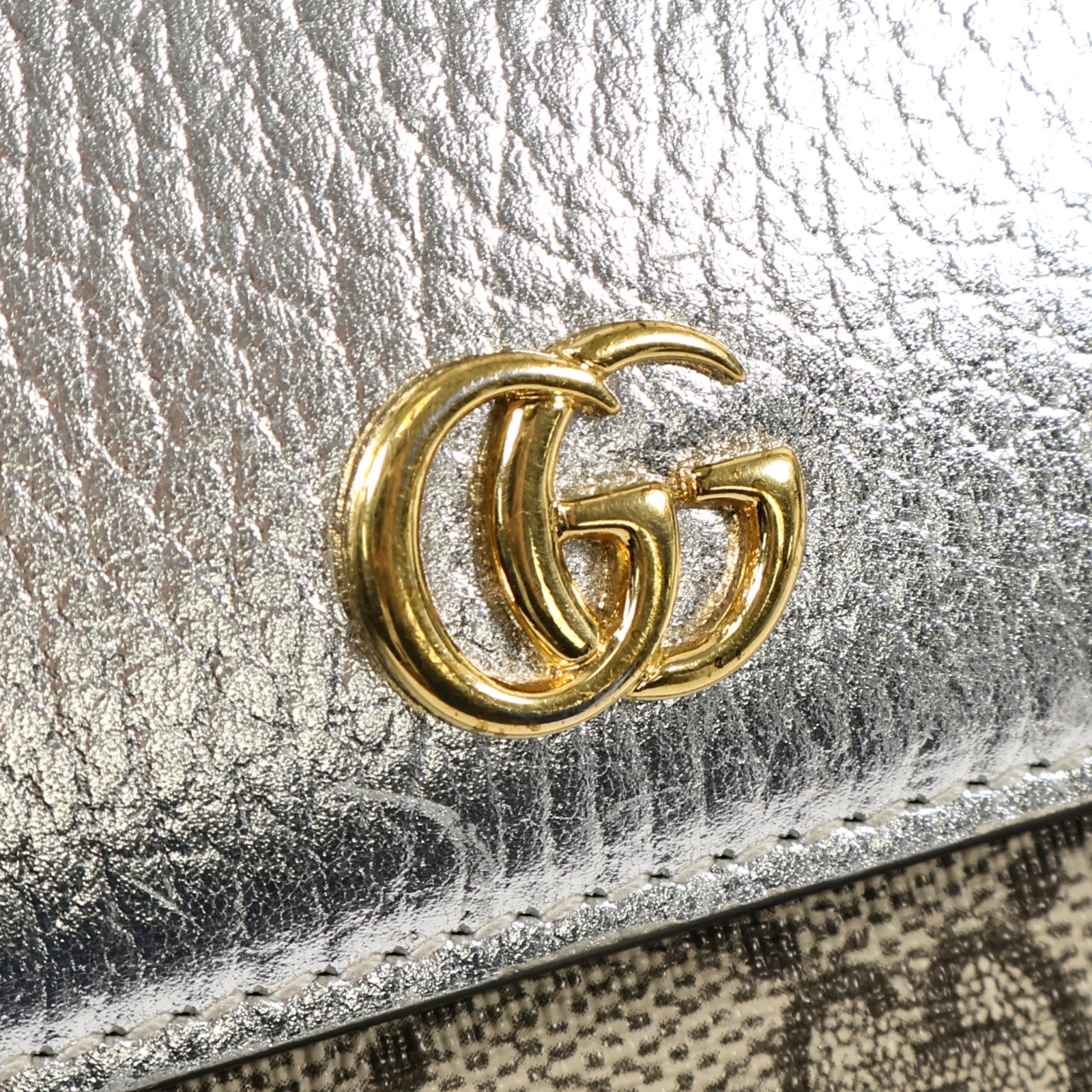 GUCCI 塗層帆布Long Wallet長錢包