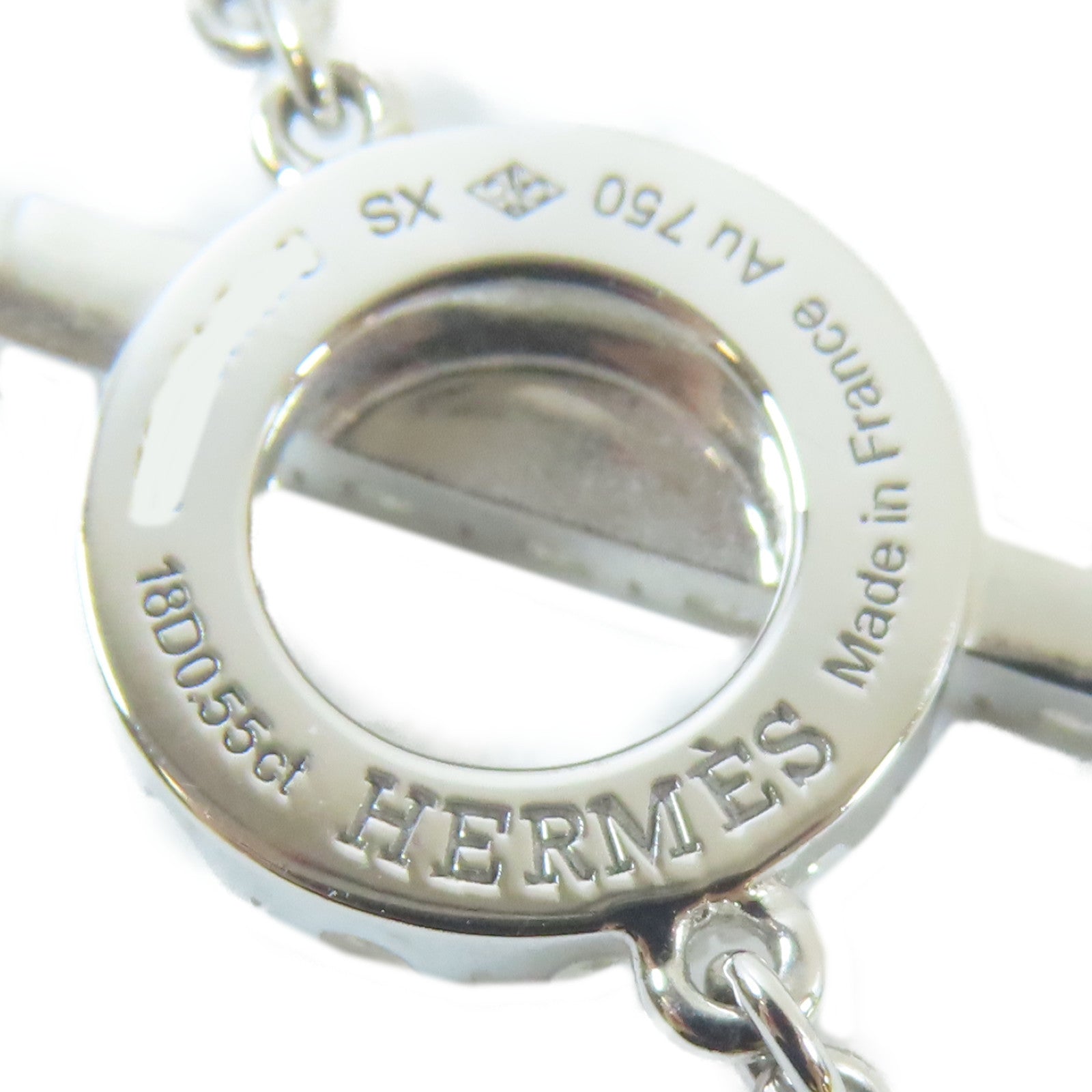 HERMES 【激減優惠】18K白金Finesse XS Diamond Bracelet 0.55ct鑽石手鏈#14.25cm