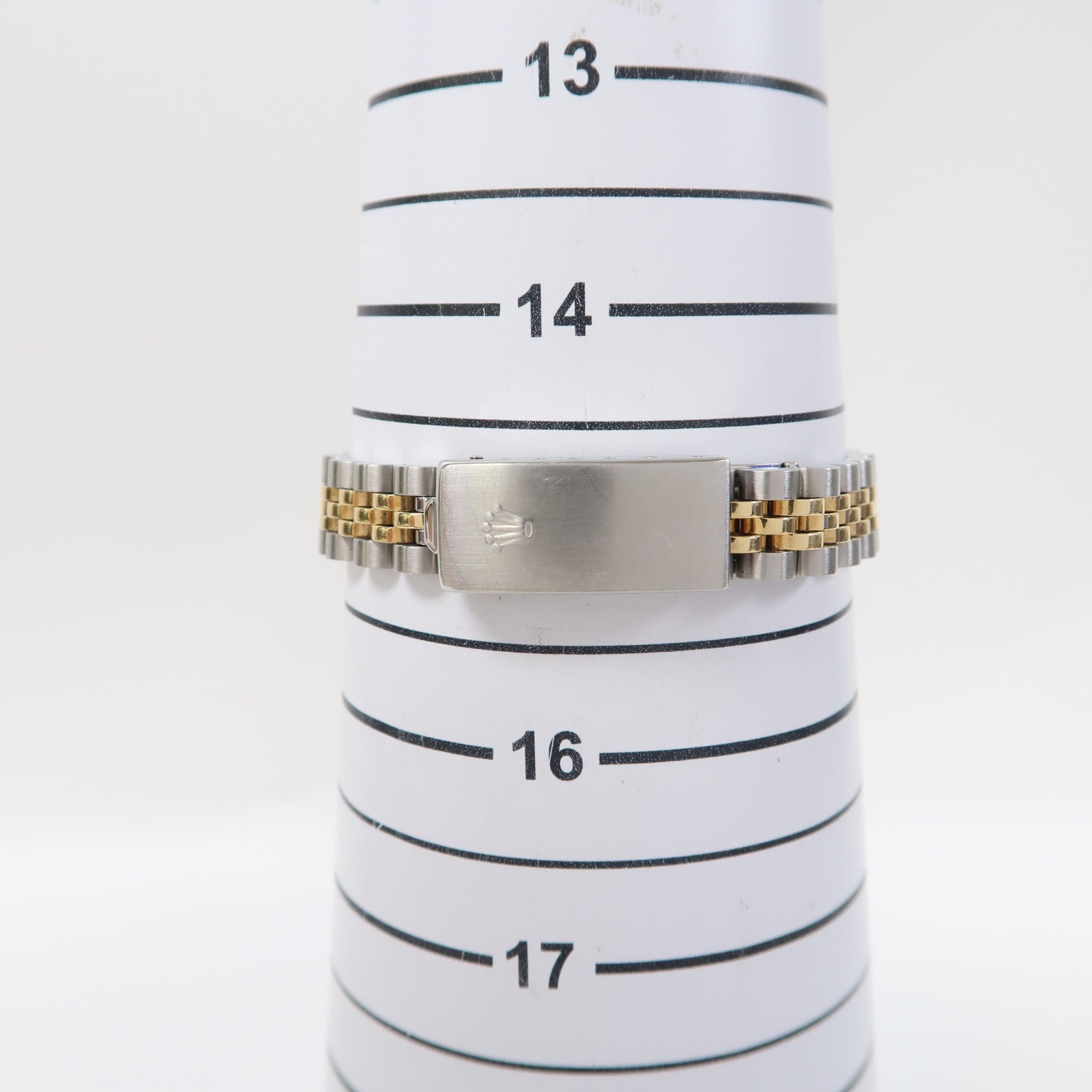 ROLEX Lady Datejust 18K黃金/不鏽鋼手錶自動機芯銀色