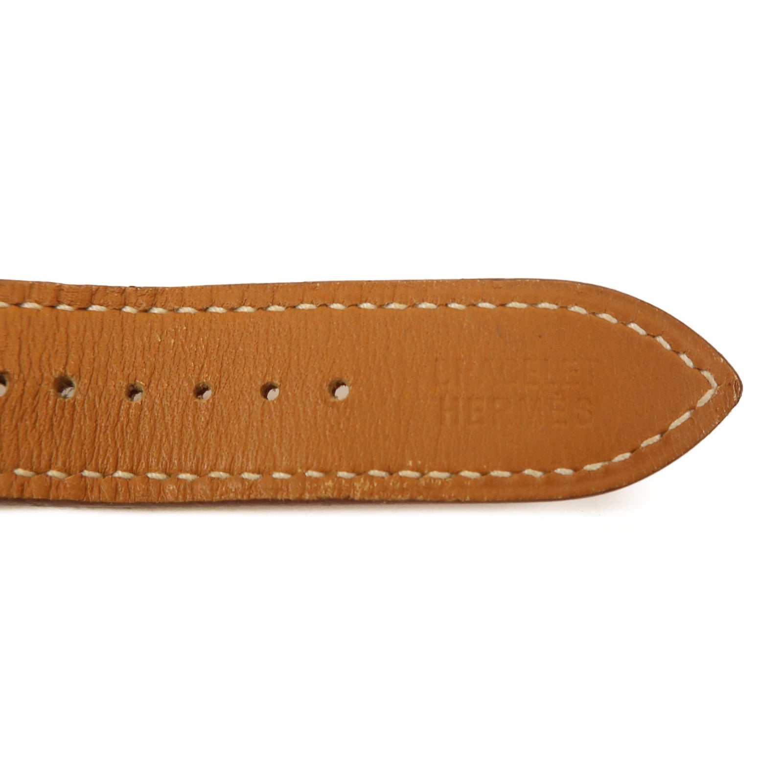 HERMES Heure H Swift皮革手錶石英機芯經典駝色