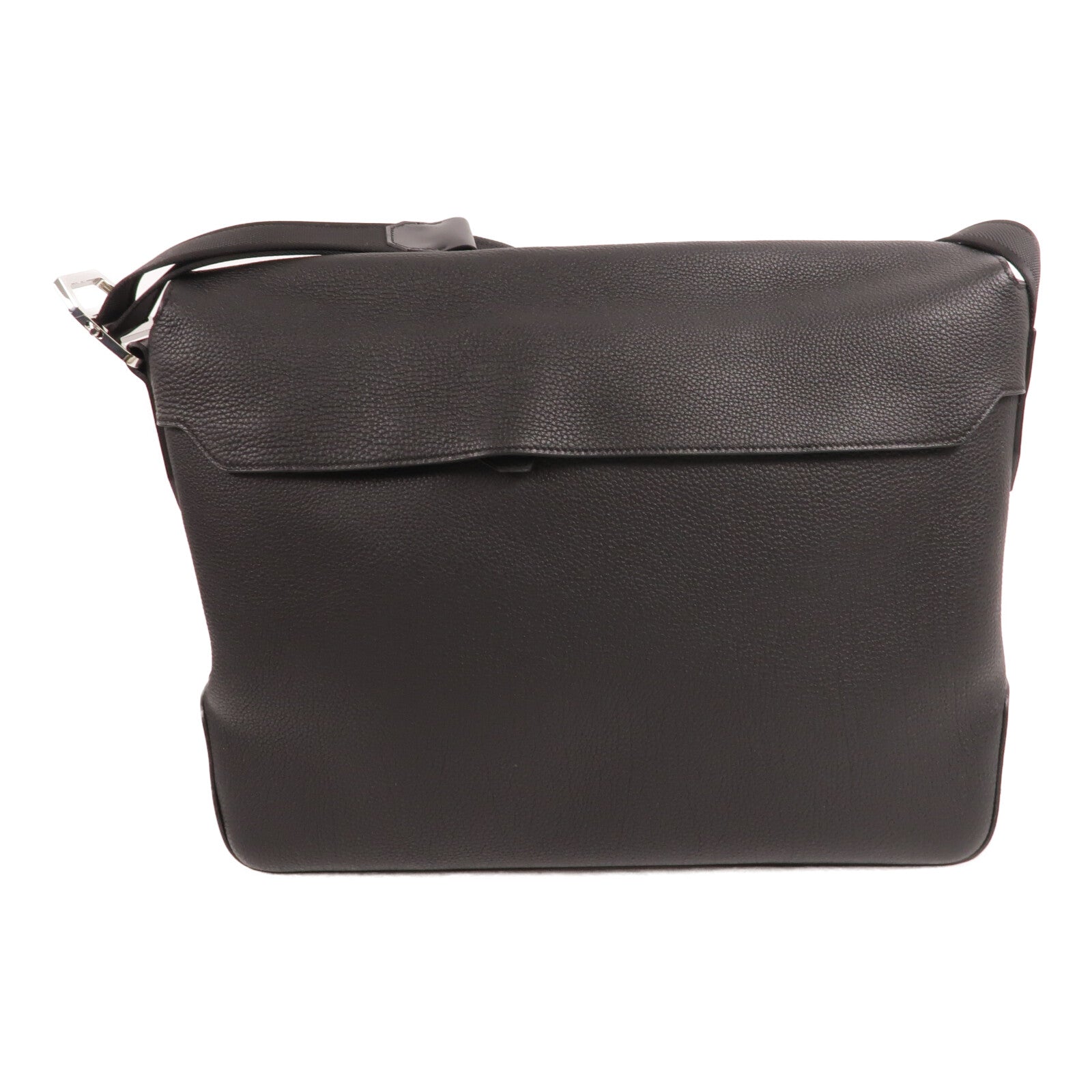 HERMES Togo皮革Citynews Messenger肩背袋Noir