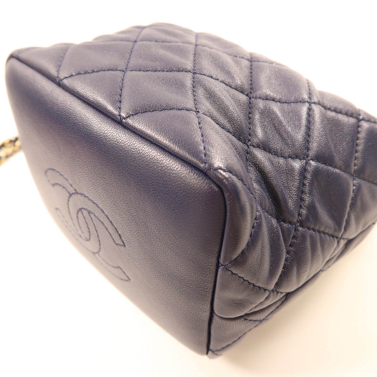 CHANEL 【激減優惠】羊皮皮革2Way Shoulder金扣手挽肩背兩用袋