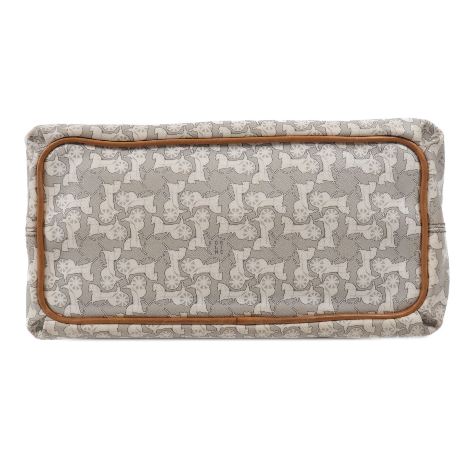 CELINE 塗層帆布Hand Bag金扣手挽袋