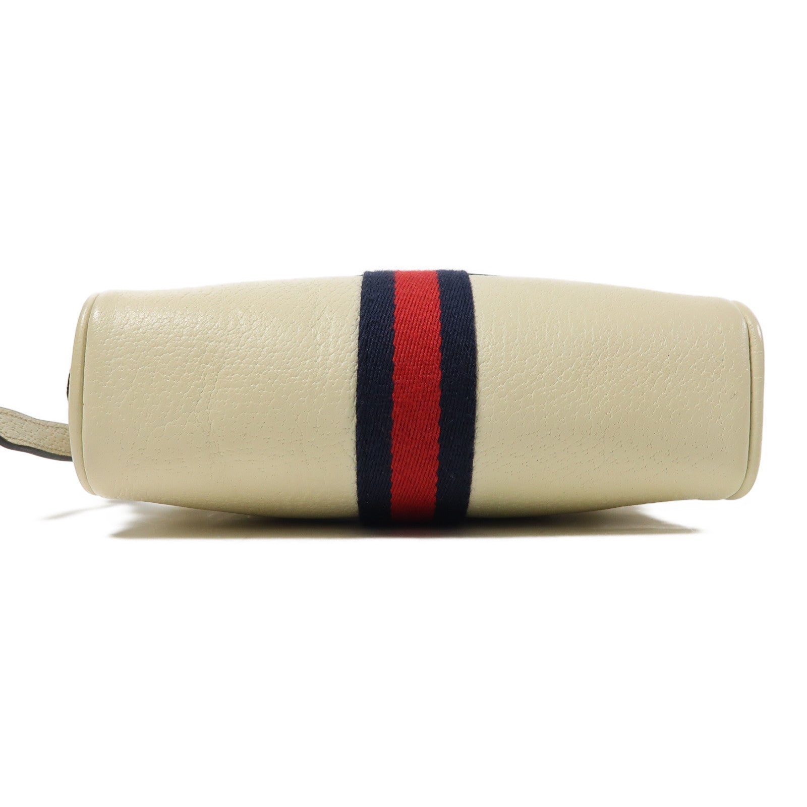 GUCCI 牛皮皮革Shoulder Bag金扣肩背袋白色