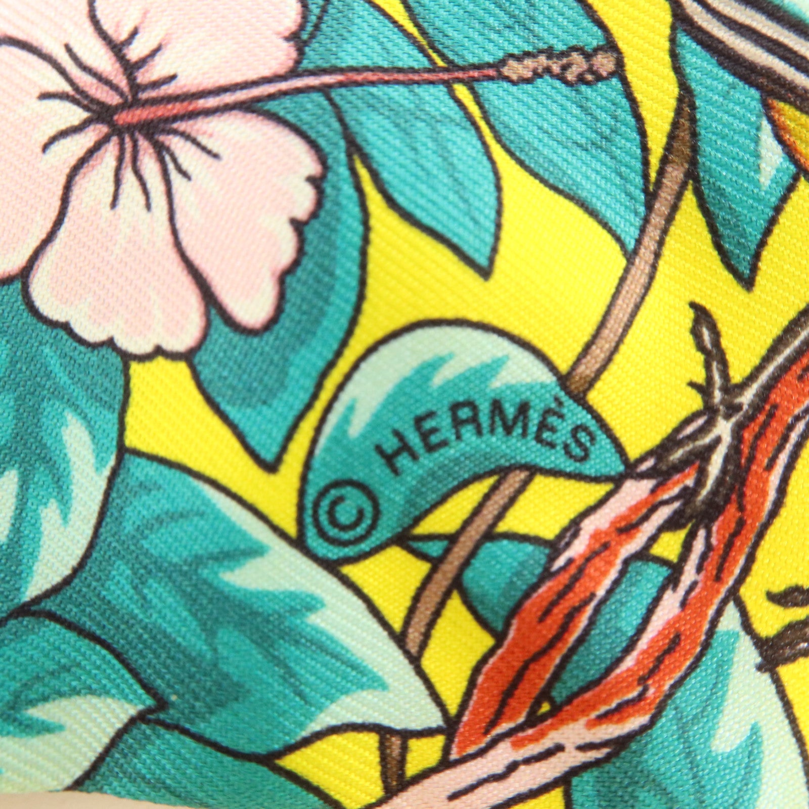 HERMES 絲質Twilly絲巾