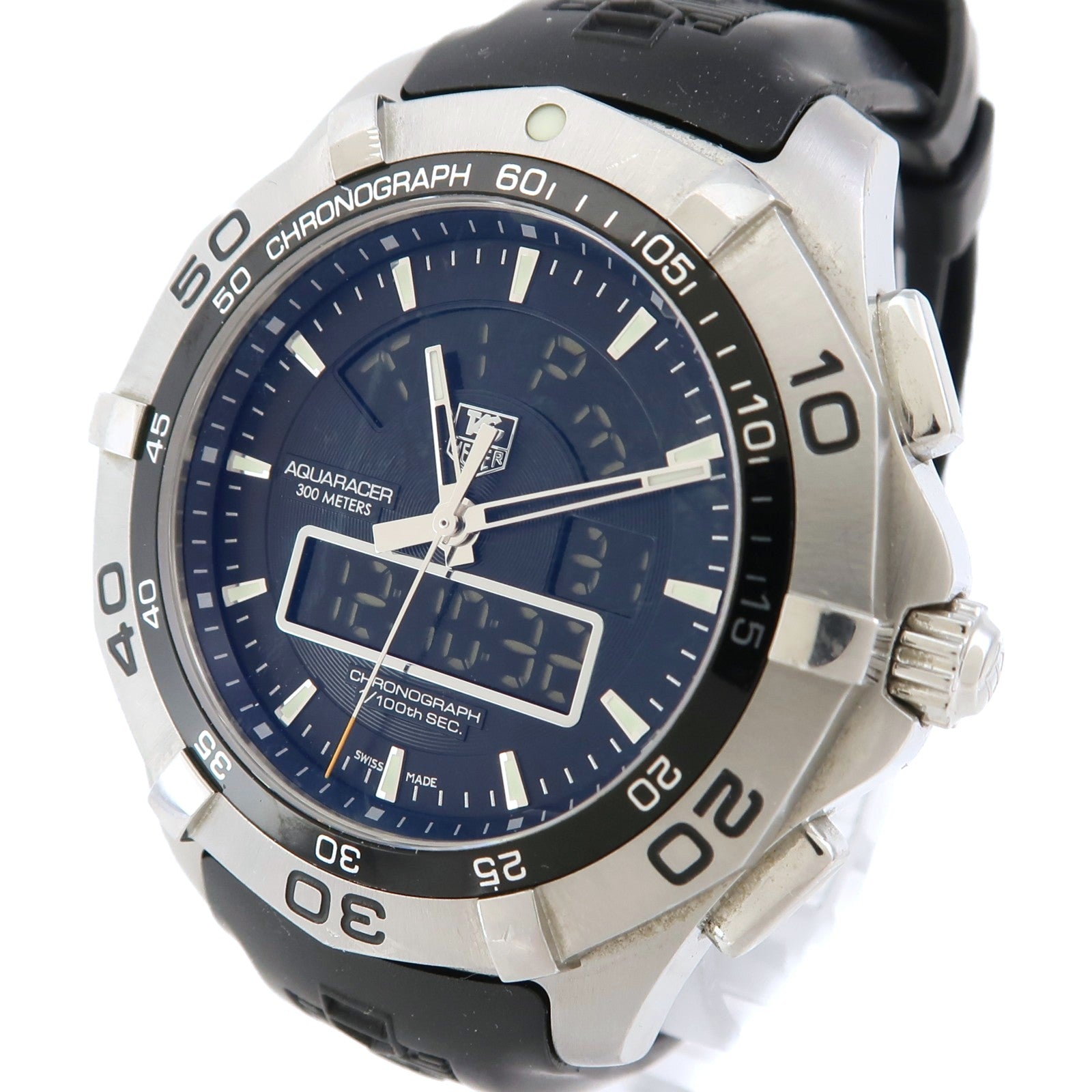 TAG HEUER Aquaracer 300M Quartz Watch CAF1010.FT8011 SS/Rubber Black